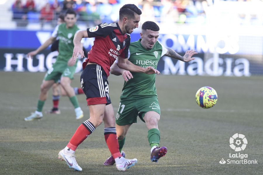 Imágenes del partido Huesca Mirandés. Foto La Liga  (2)