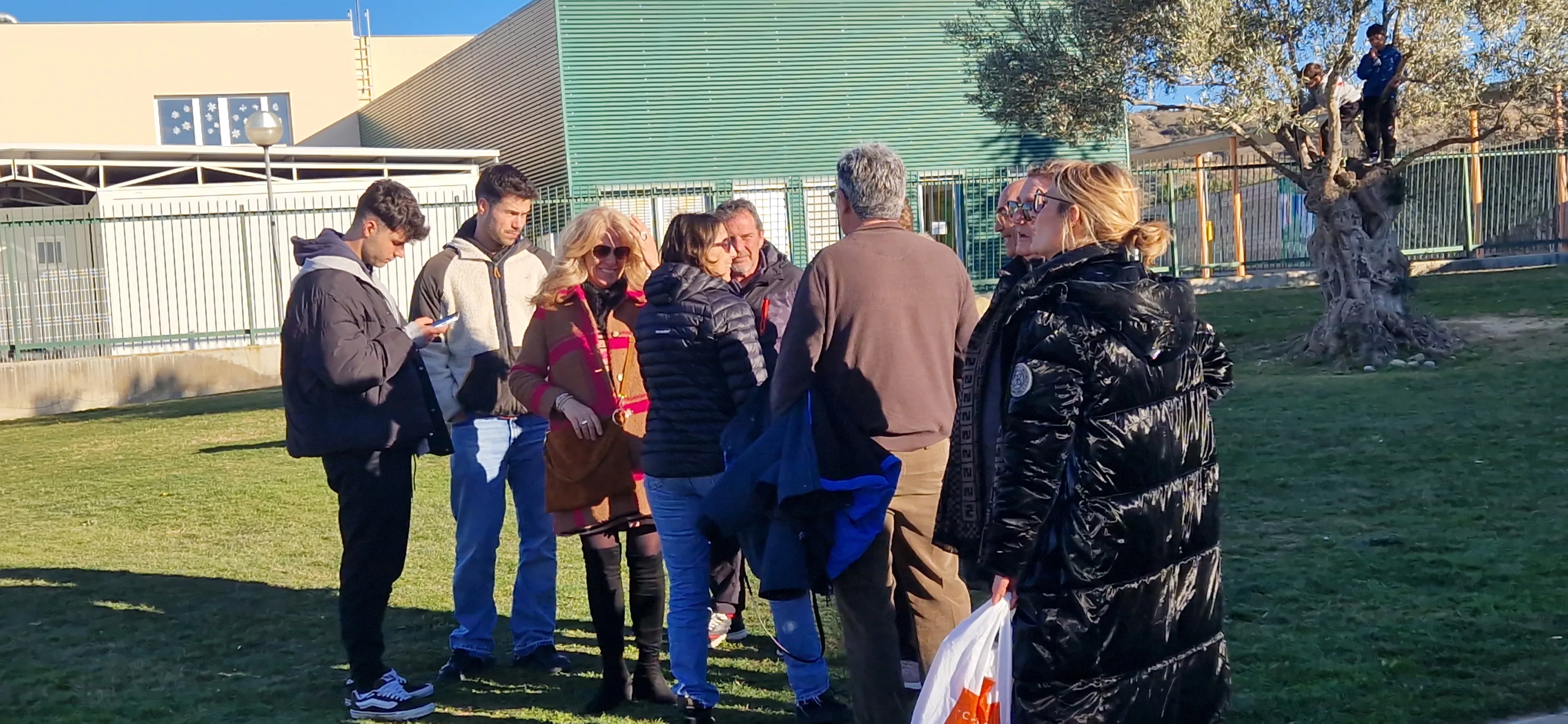 Protesta en Tierz contra la planta de biogás. Foto Myriam Martínez