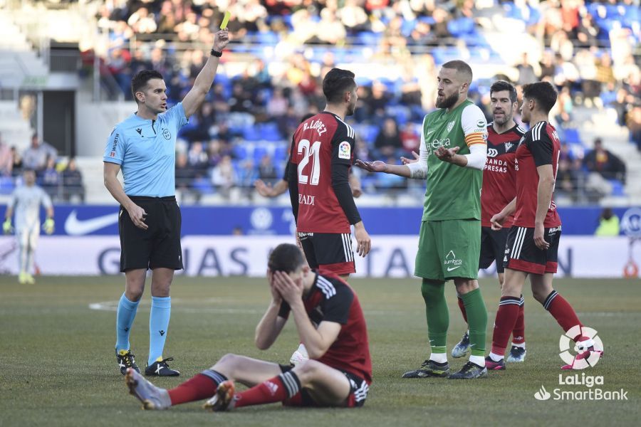 Imágenes del partido Huesca Mirandés. Foto La Liga 