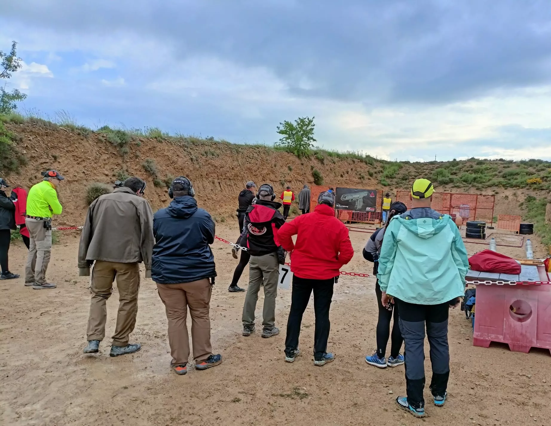 Deportistas en un stage de la competición.