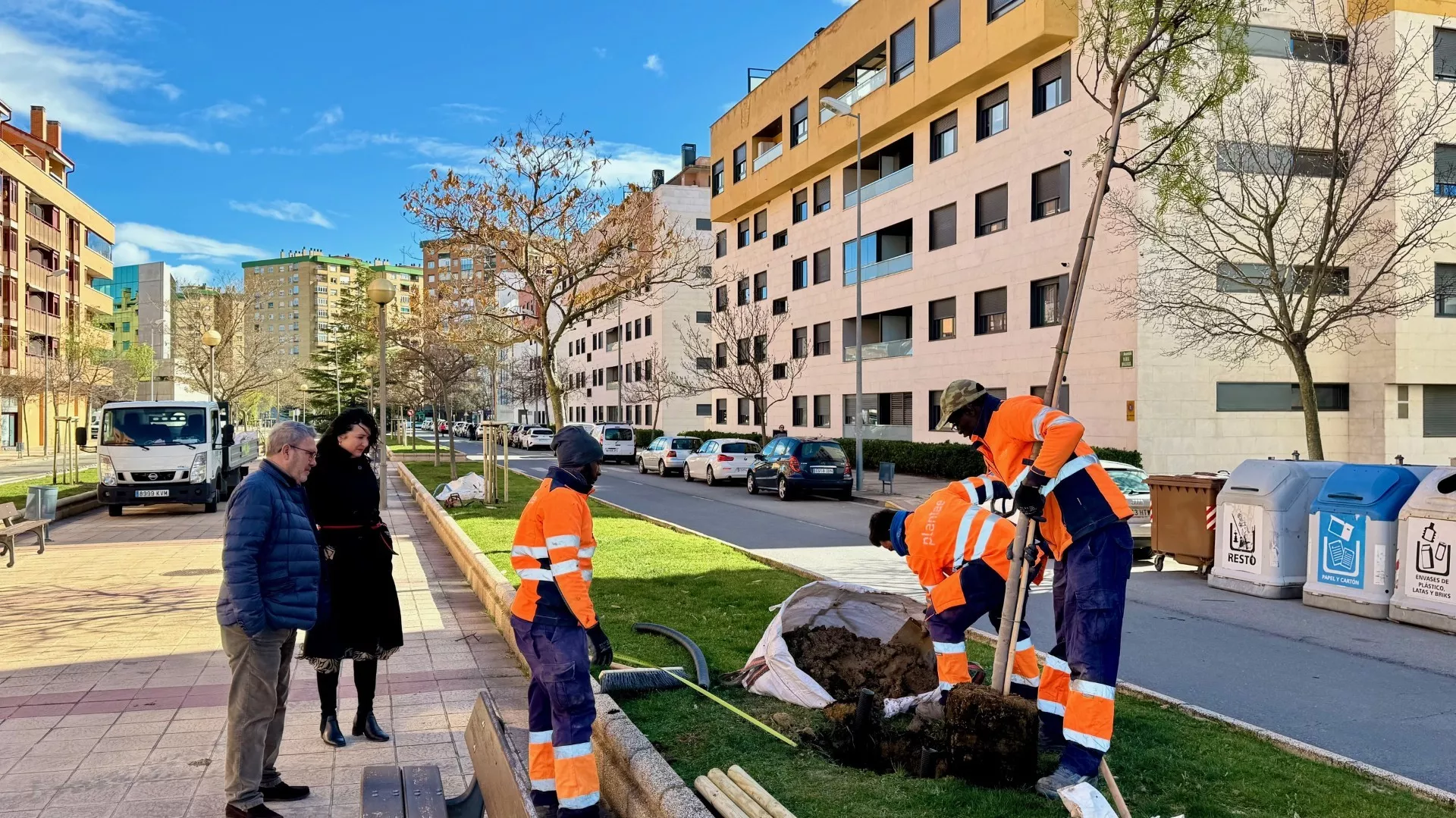 Comienza la campaña de plantación de arbolado en Huesca.