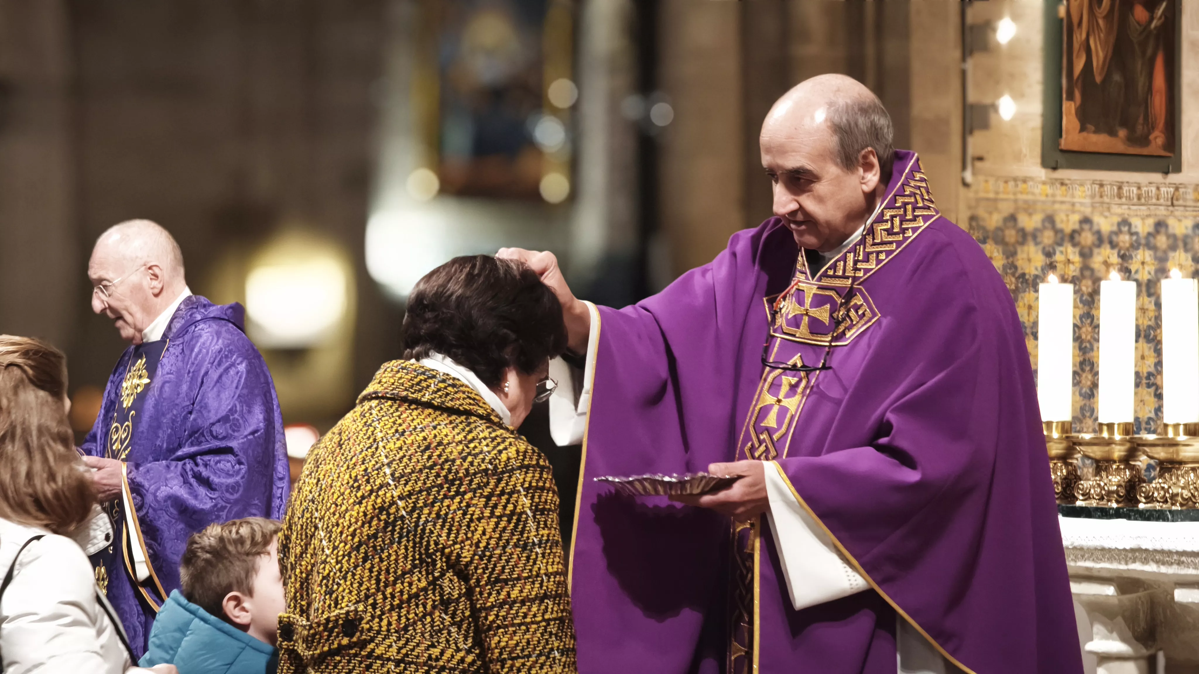 Celebración del Miércoles de Ceniza en Huesca. Foto María José Sampietro
