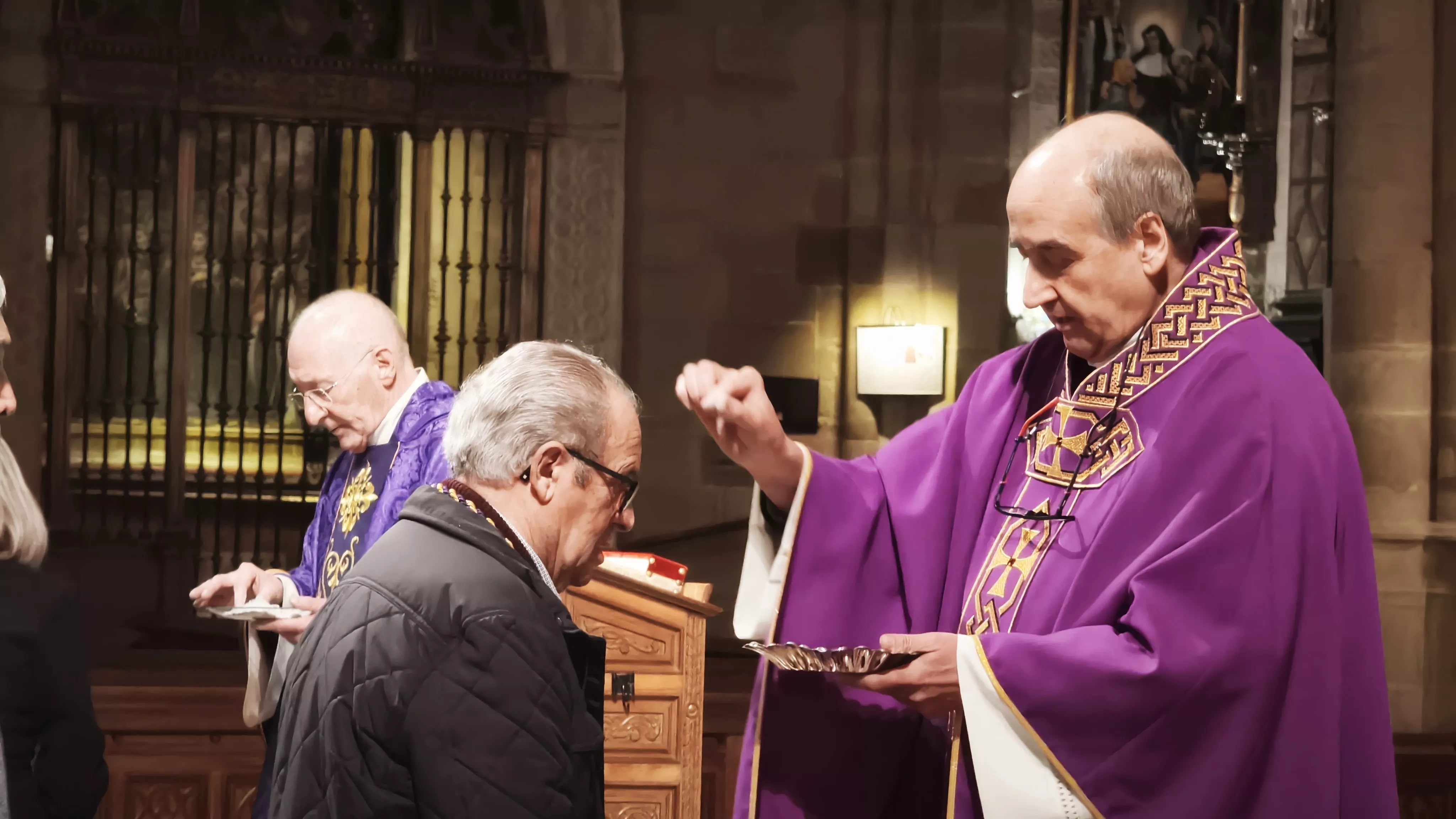 Celebración del Miércoles de Ceniza en Huesca. Foto María José Sampietro