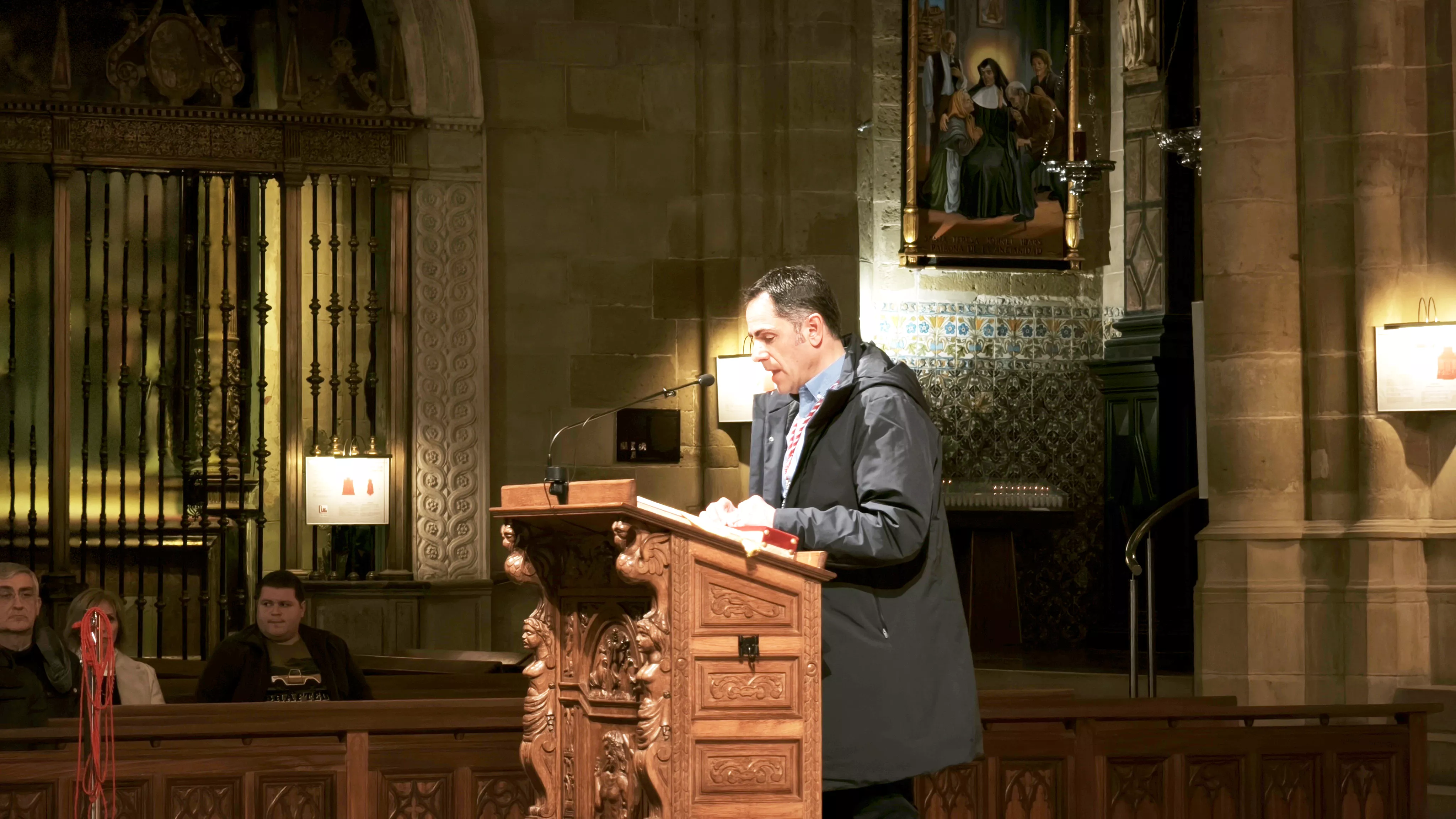 Celebración del Miércoles de Ceniza en Huesca. Foto María José Sampietro