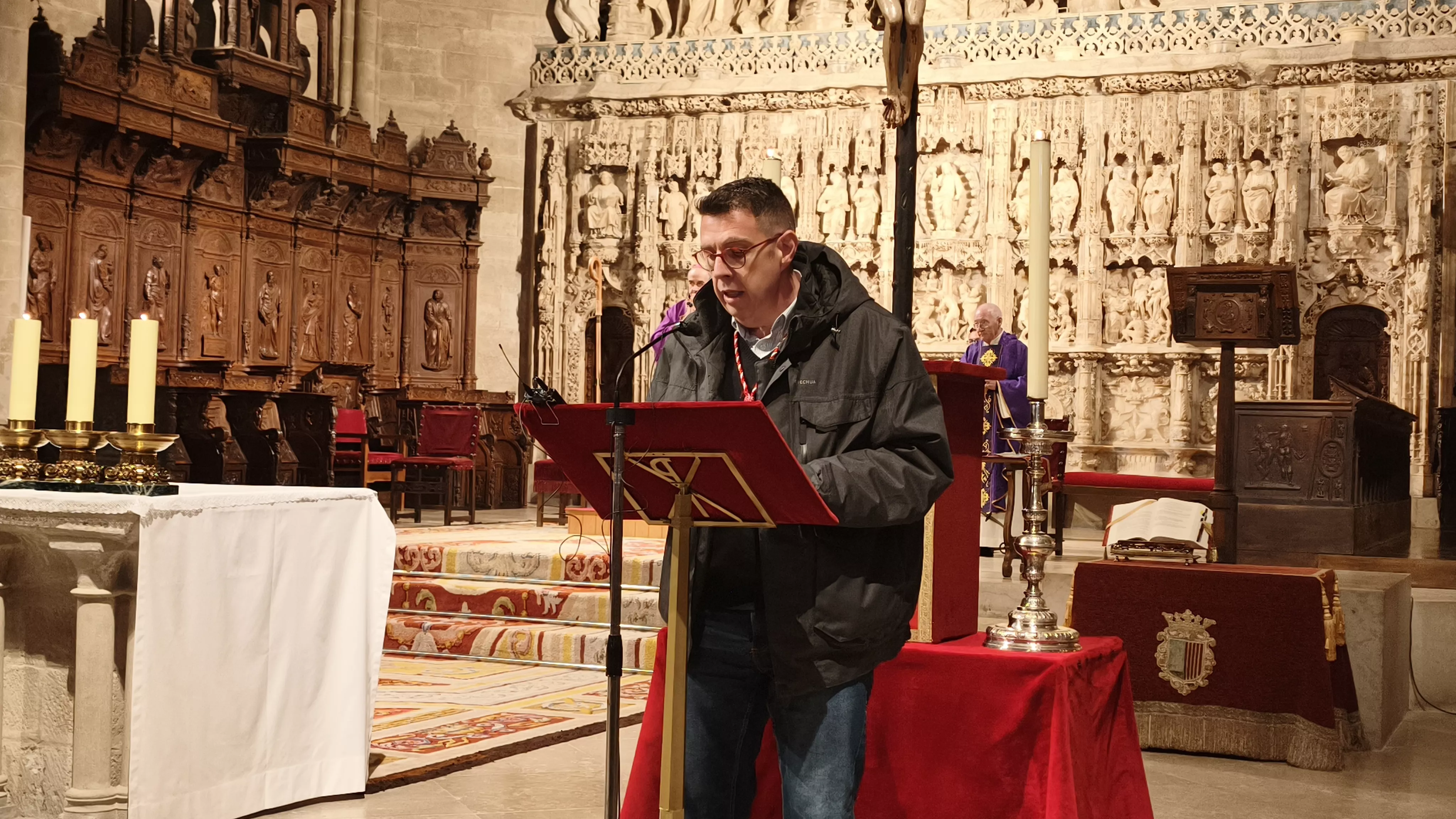 Celebración del Miércoles de Ceniza en Huesca. Foto María José Sampietro