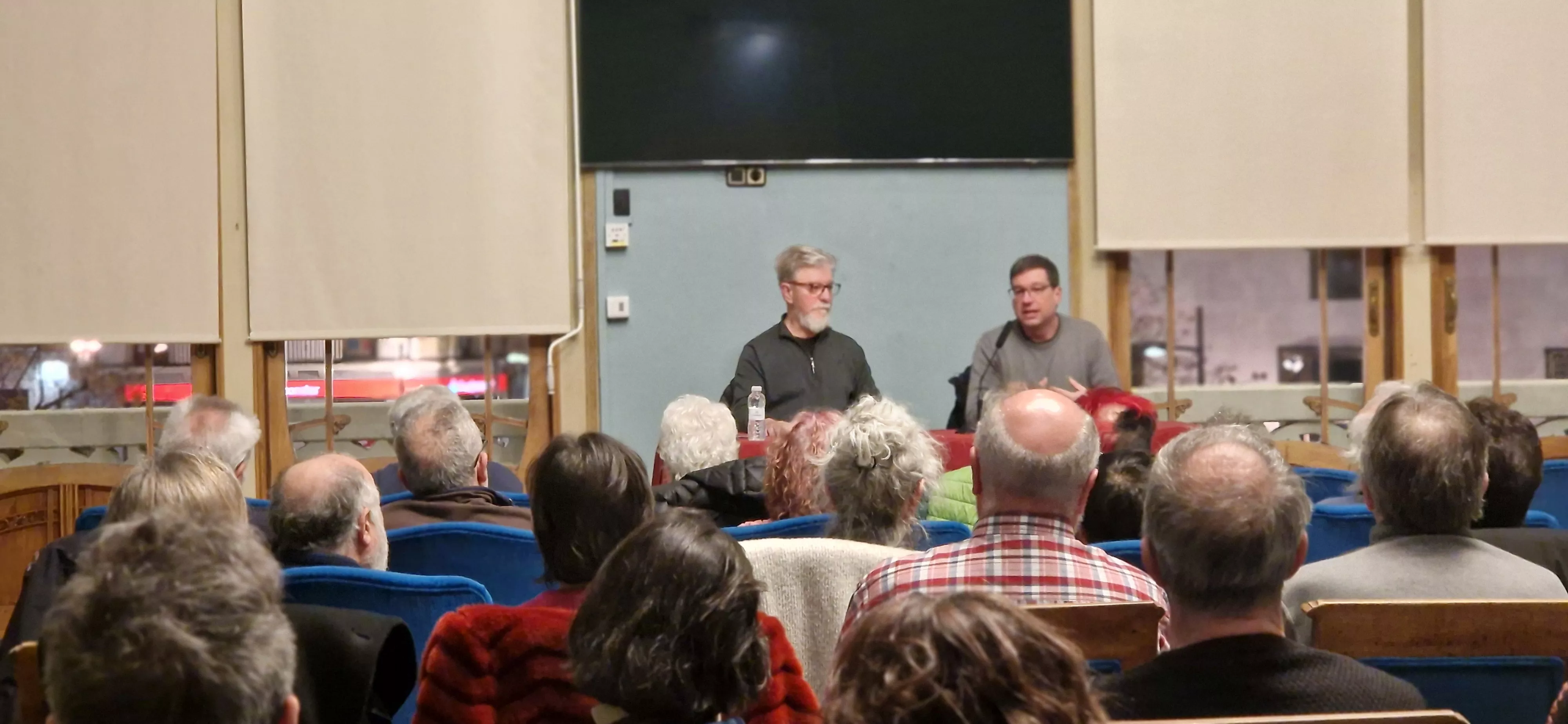 Pedro Santisteve y Luis Arduña. Foto Myriam Martínez