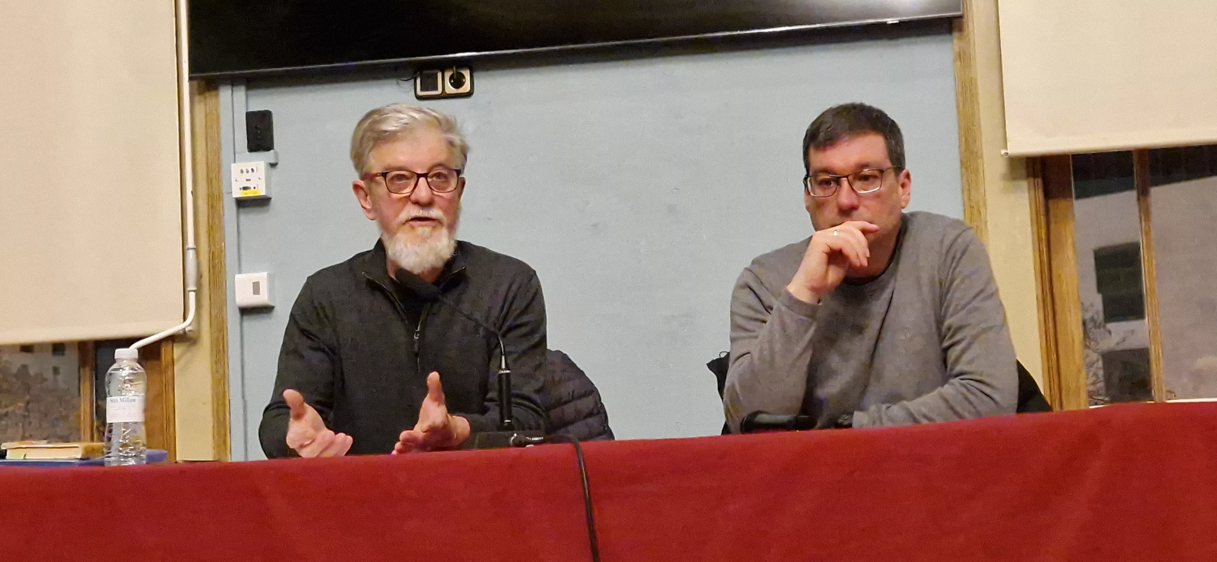 Pedro Santisteve y Luis Arduña. Foto Myriam Martínez