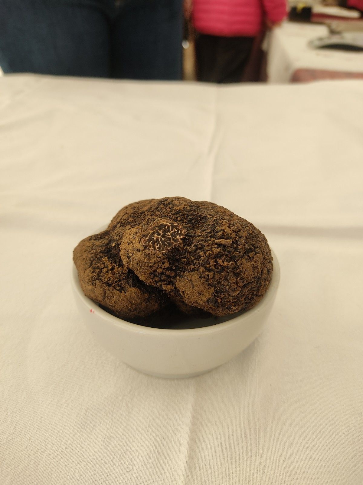 Trufa en uno de los puestos de la carpa