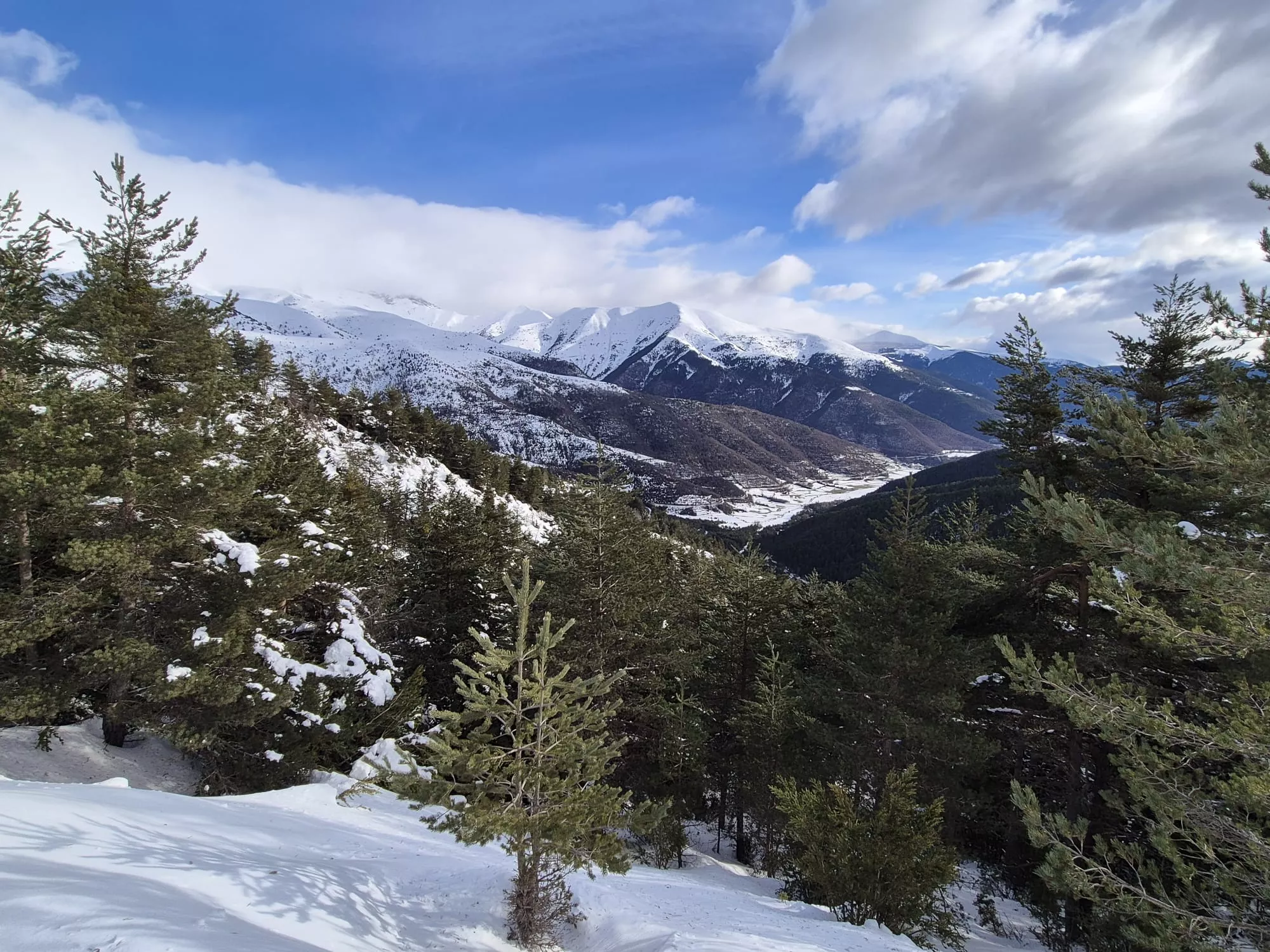 Jornada de raquetas del Grupo de Alto Nivel del Club de Montaña Javieres. Foto Juanlu Herrero