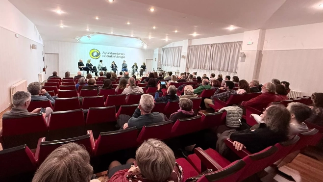 La Casa de Cultura Antonio Durán Gudiol de Sabiñánigo acogió la grabación.