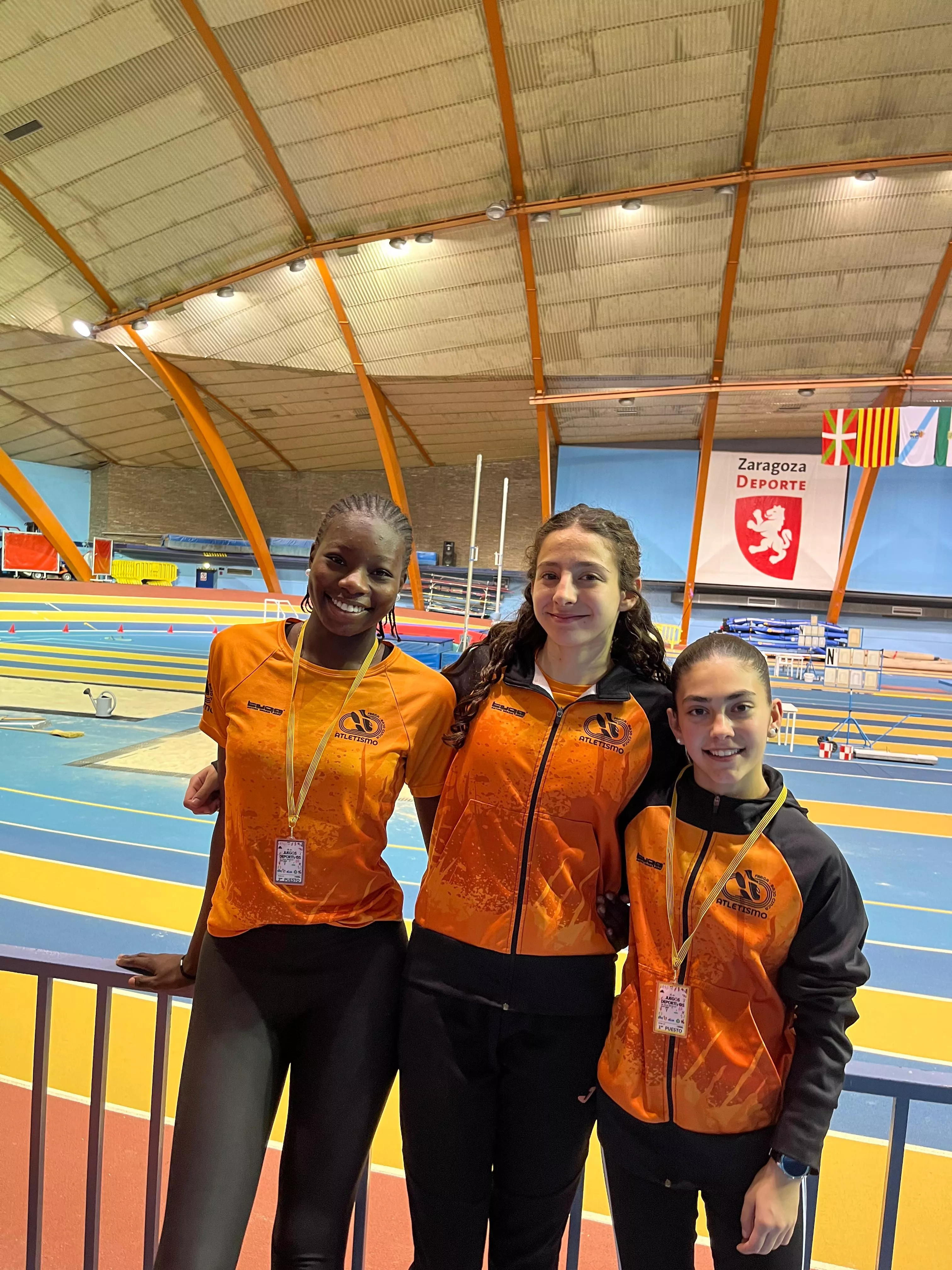 Atletas del CA Fraga Bajo Cinca