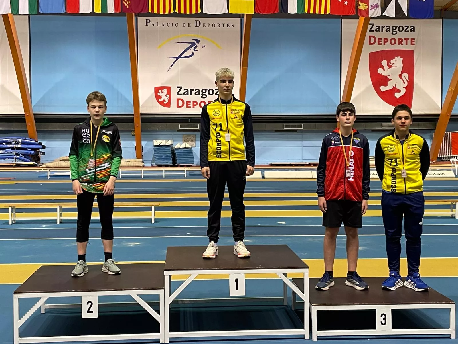 Diego Poblador, plata en altura