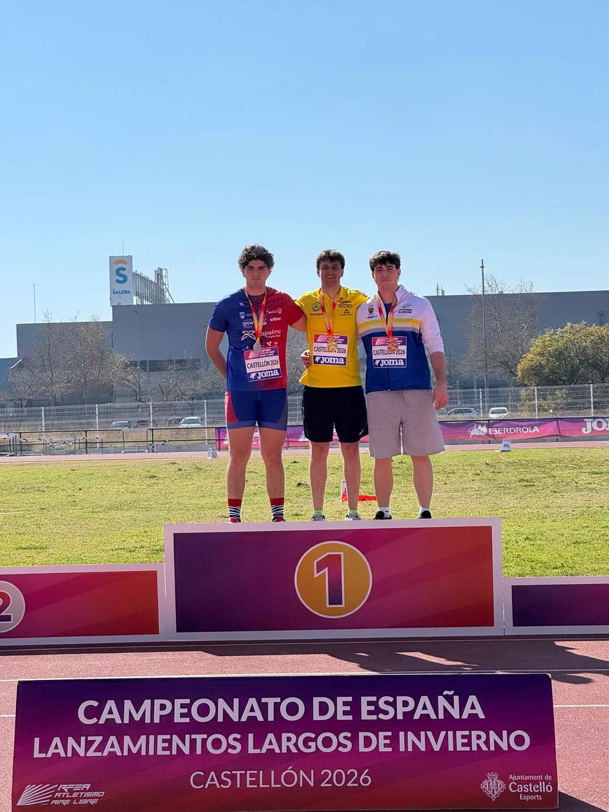 Podio de Javi Díaz.