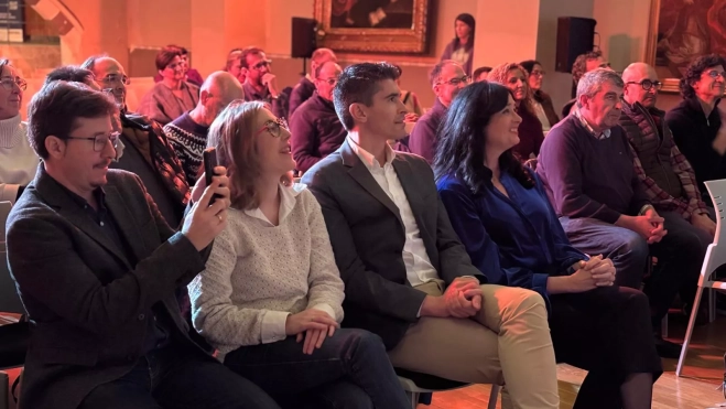 Asistentes al acto en Santa María in Foris