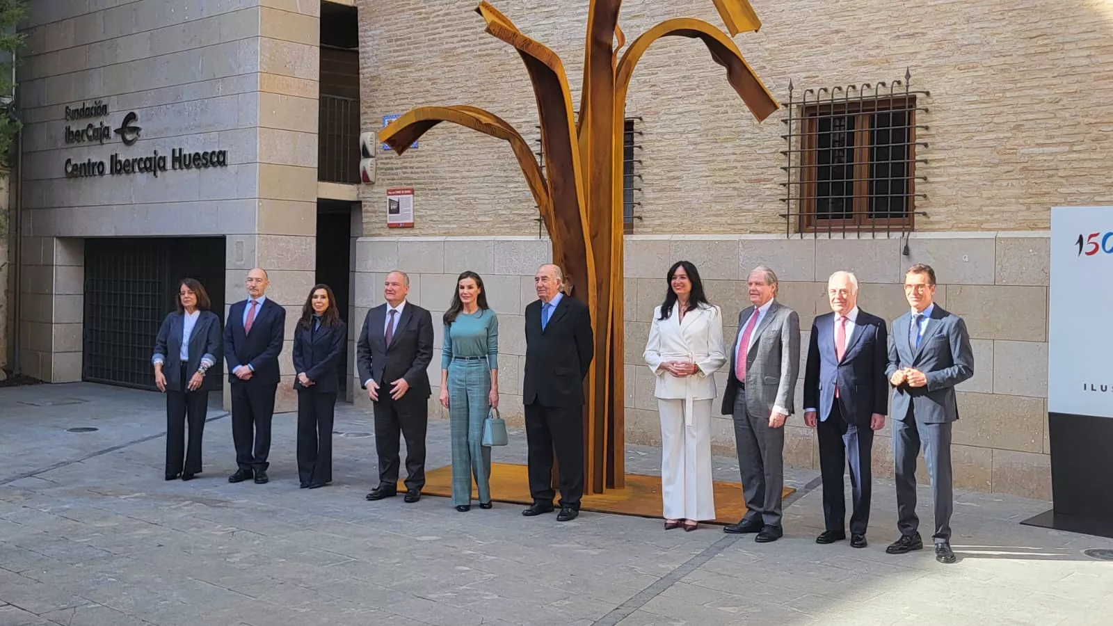 Visita de la reina Letizia a Huesca. Foto Javier García Antón