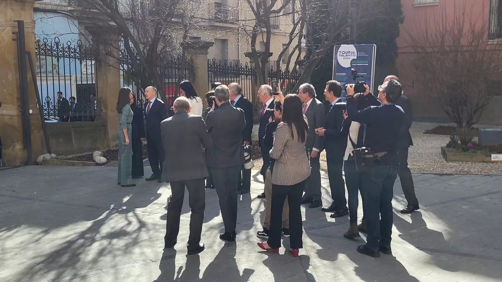 Visita de la reina Letizia a Huesca. Foto Javier García Antón