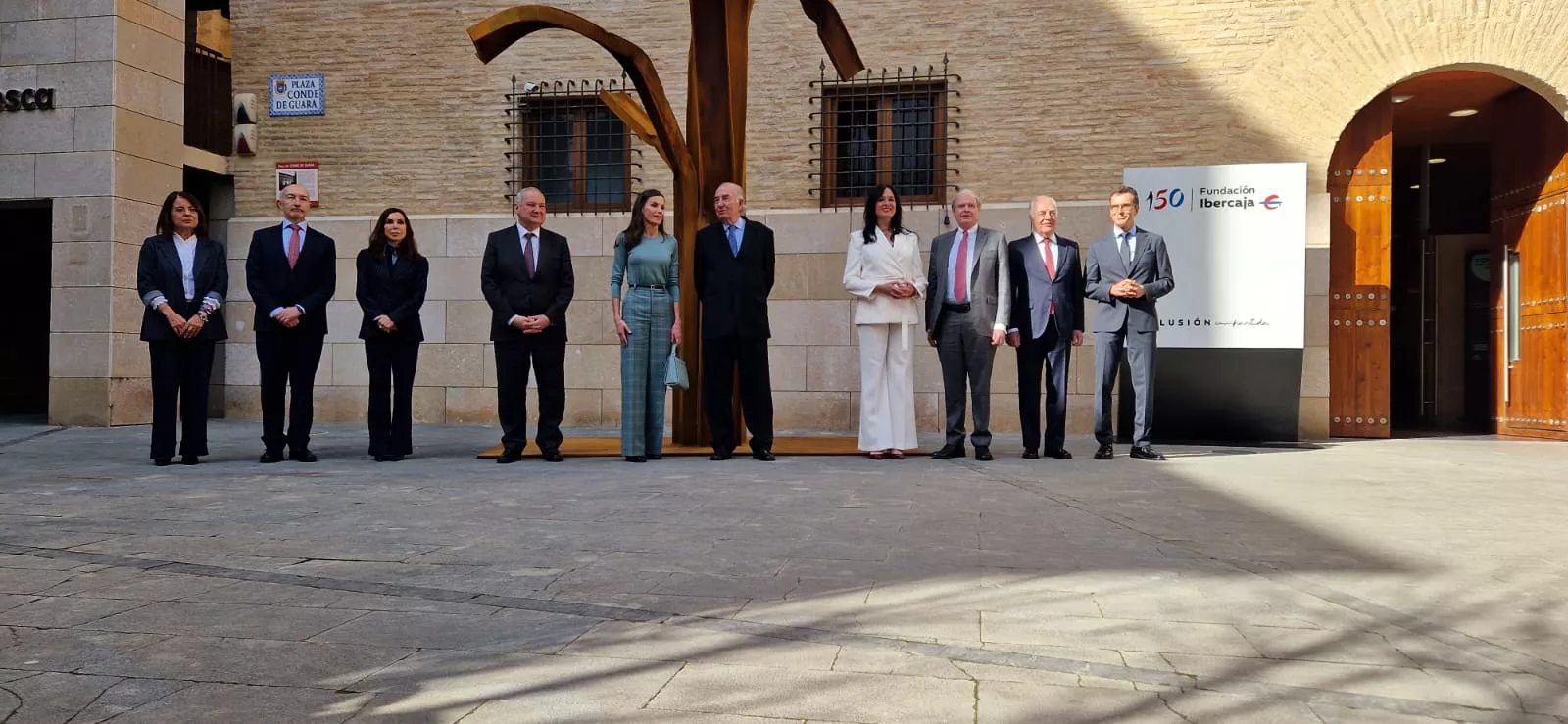 Visita de la reina Letizia a Huesca. Foto Myriam Martínez