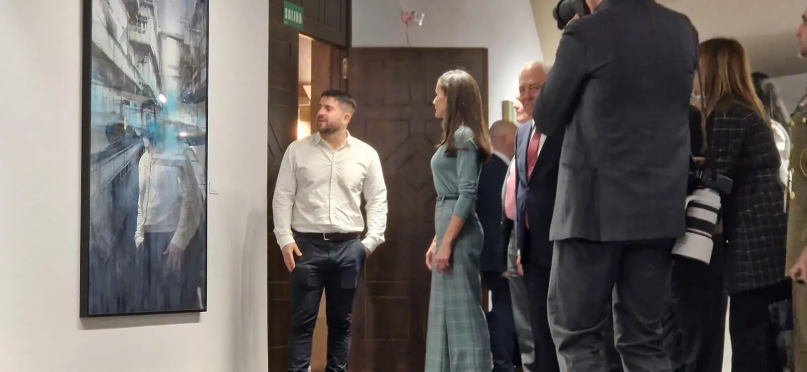 Visita de la reina Letizia a Huesca. Foto Myriam Martínez