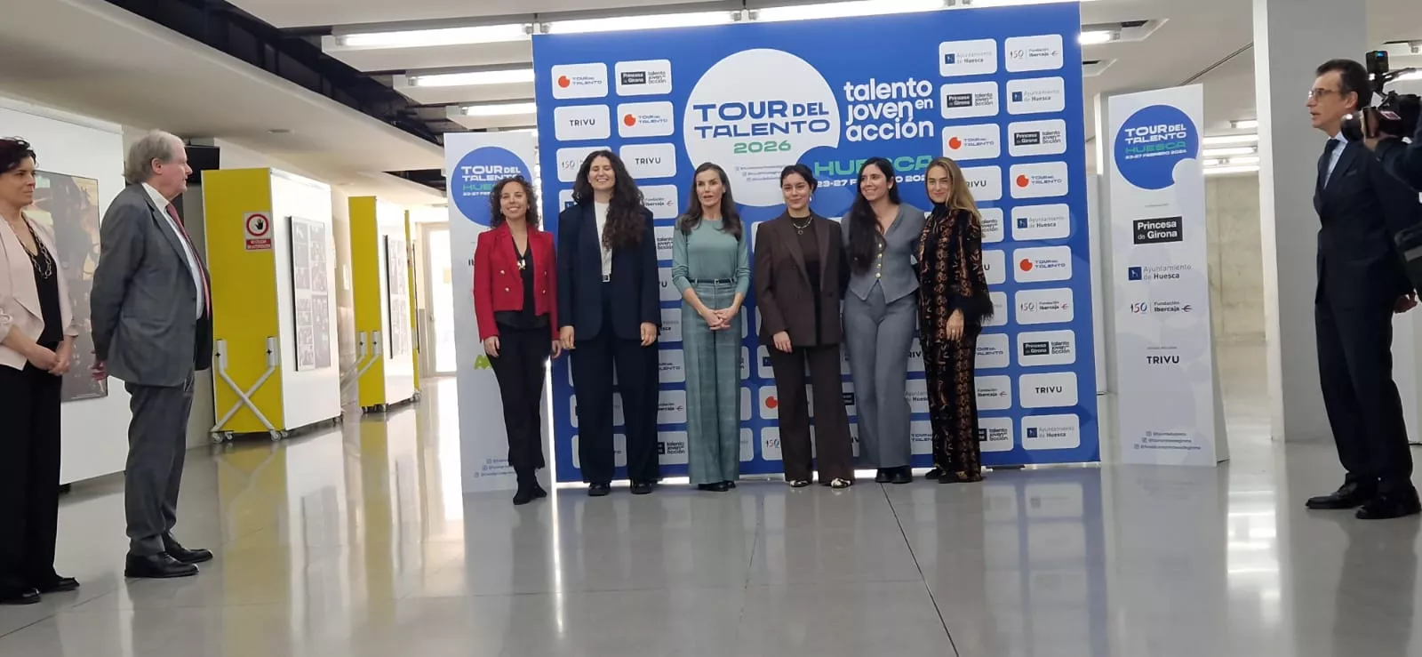 Visita de la reina Letizia a Huesca. Foto Myriam Martínez