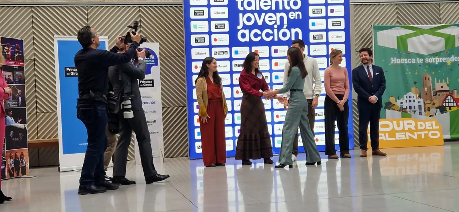 Visita de la reina Letizia a Huesca. Foto Myriam Martínez