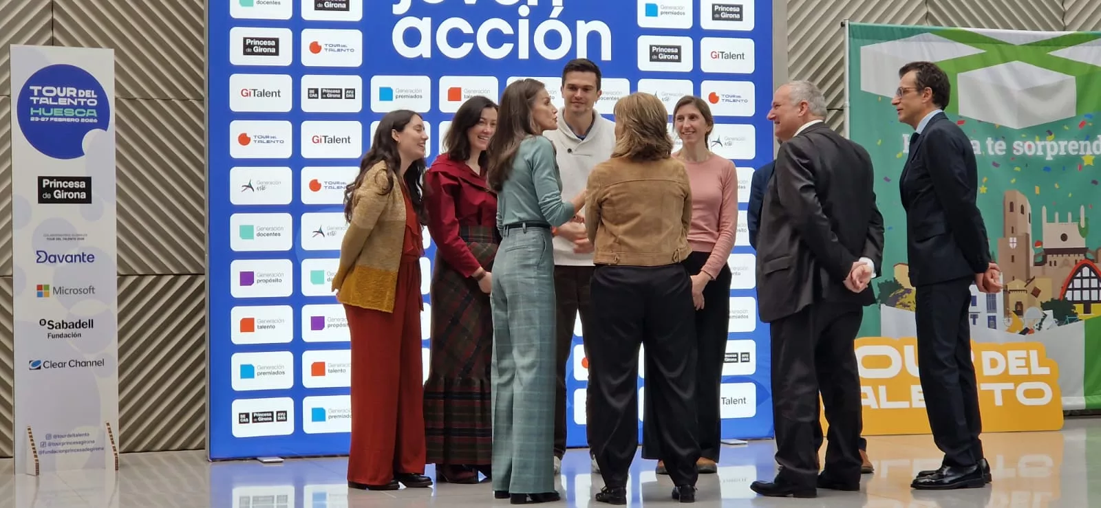 Visita de la reina Letizia a Huesca. Foto Myriam Martínez