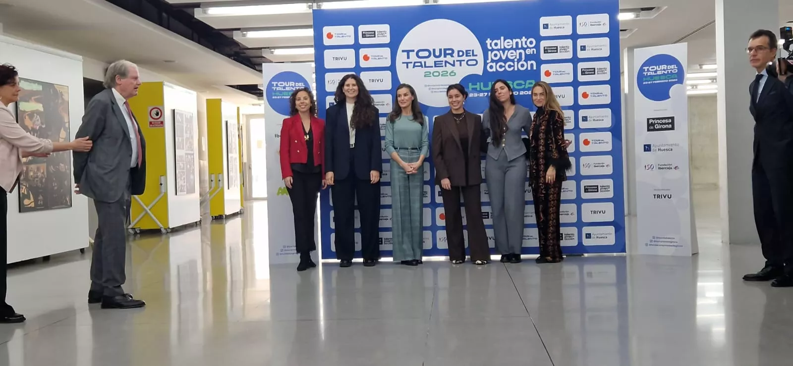 Visita de la reina Letizia a Huesca. Foto Myriam Martínez