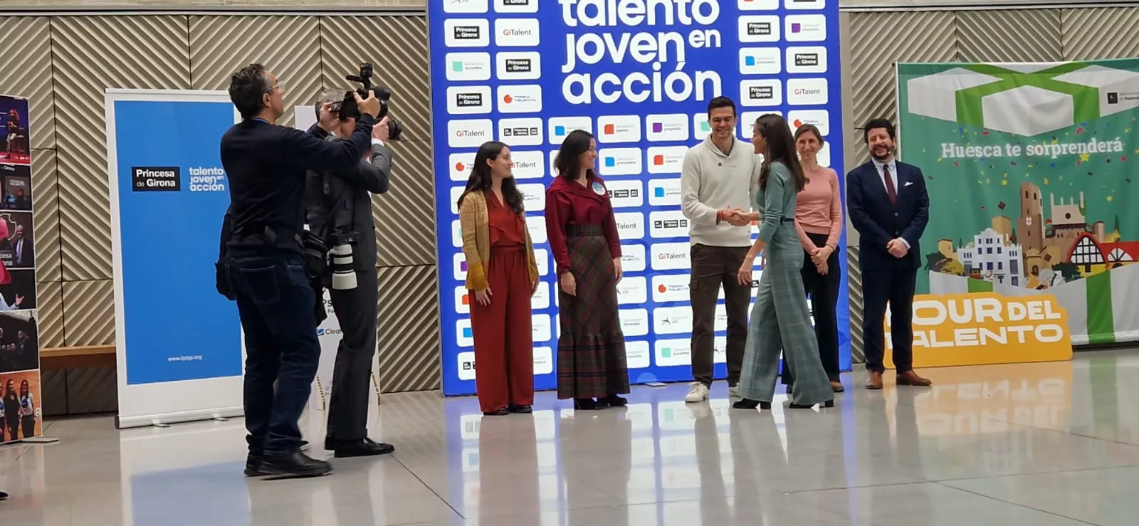 Visita de la reina Letizia a Huesca. Foto Myriam Martínez