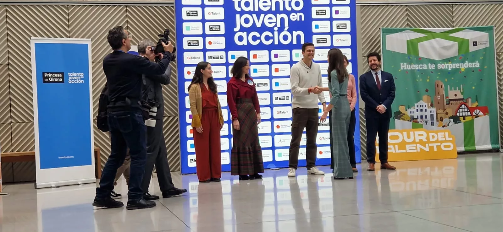 Visita de la reina Letizia a Huesca. Foto Myriam Martínez