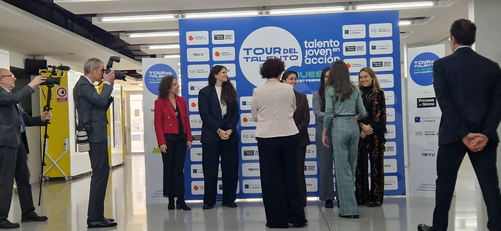 Visita de la reina Letizia a Huesca. Foto Myriam Martínez