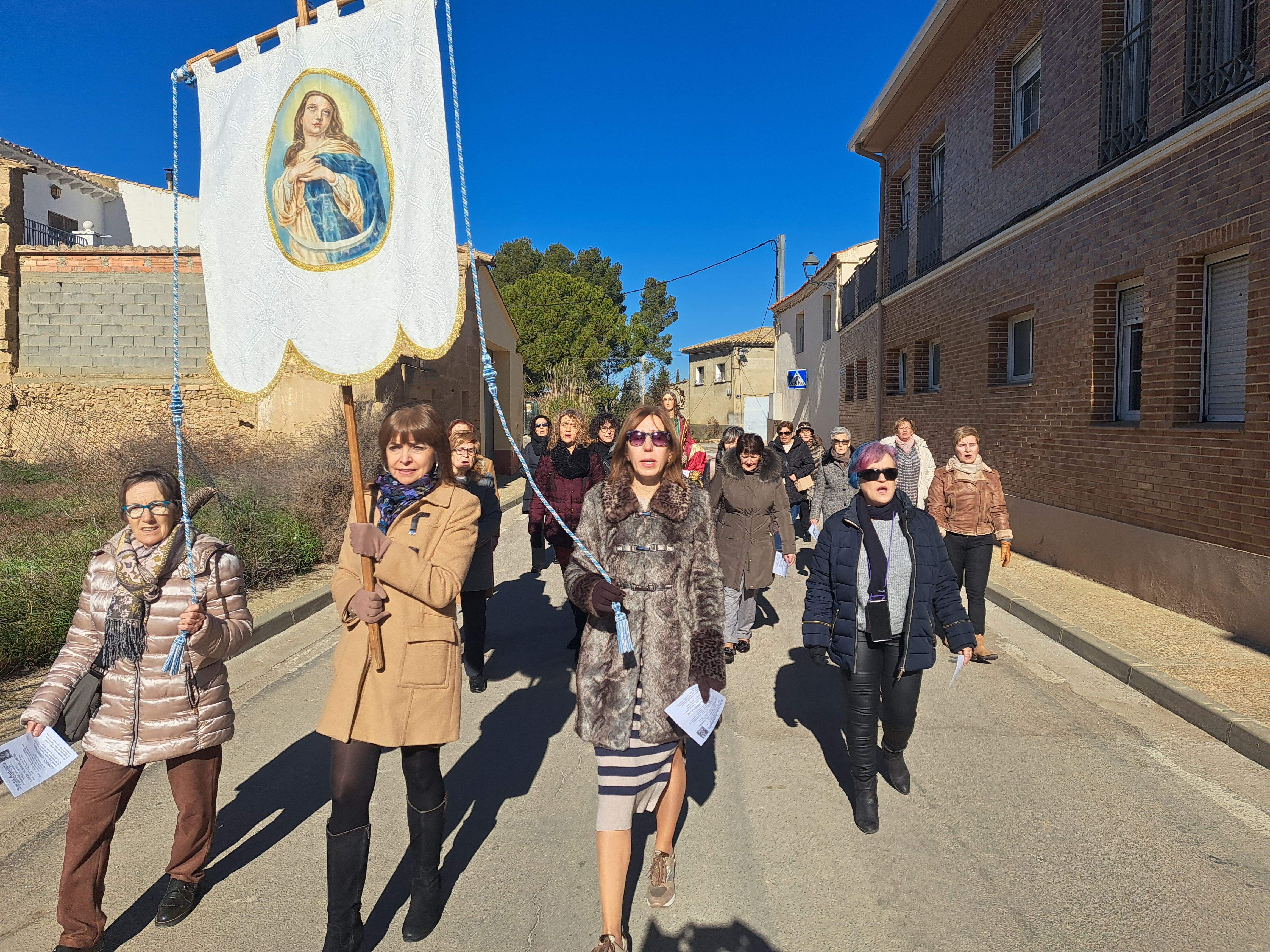Imágenes de la fiesta de Santa Águeda en Huerto.