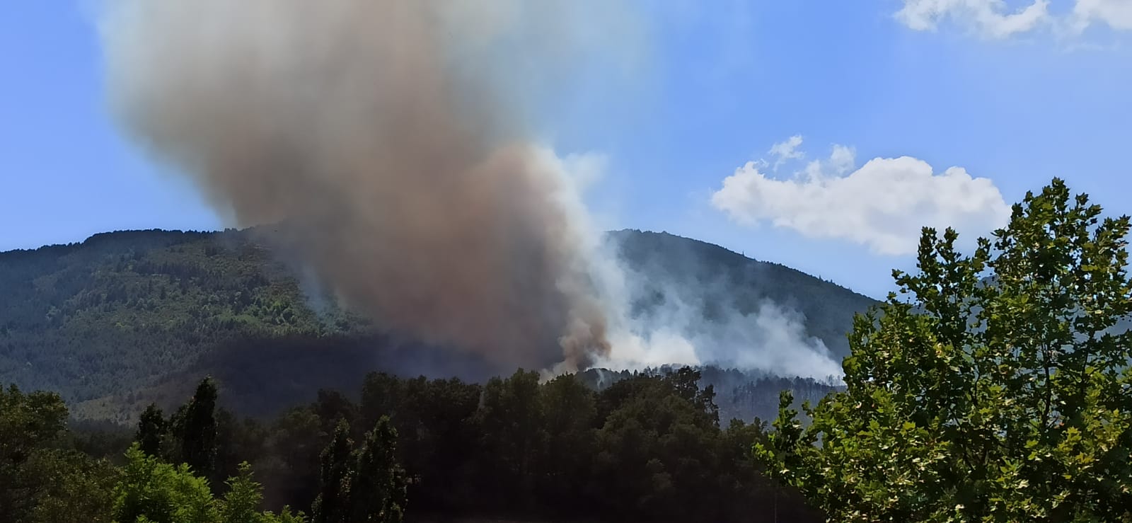 Incendio en el municipio de Bonansa. Incendio en el municipio de Bonansa.