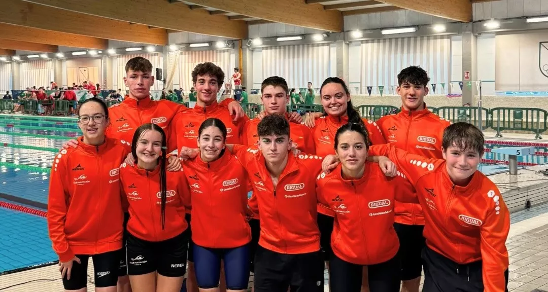 Sensacional actuación de Club Natación Fraga en el Regional de Invierno con 20 récords batidos