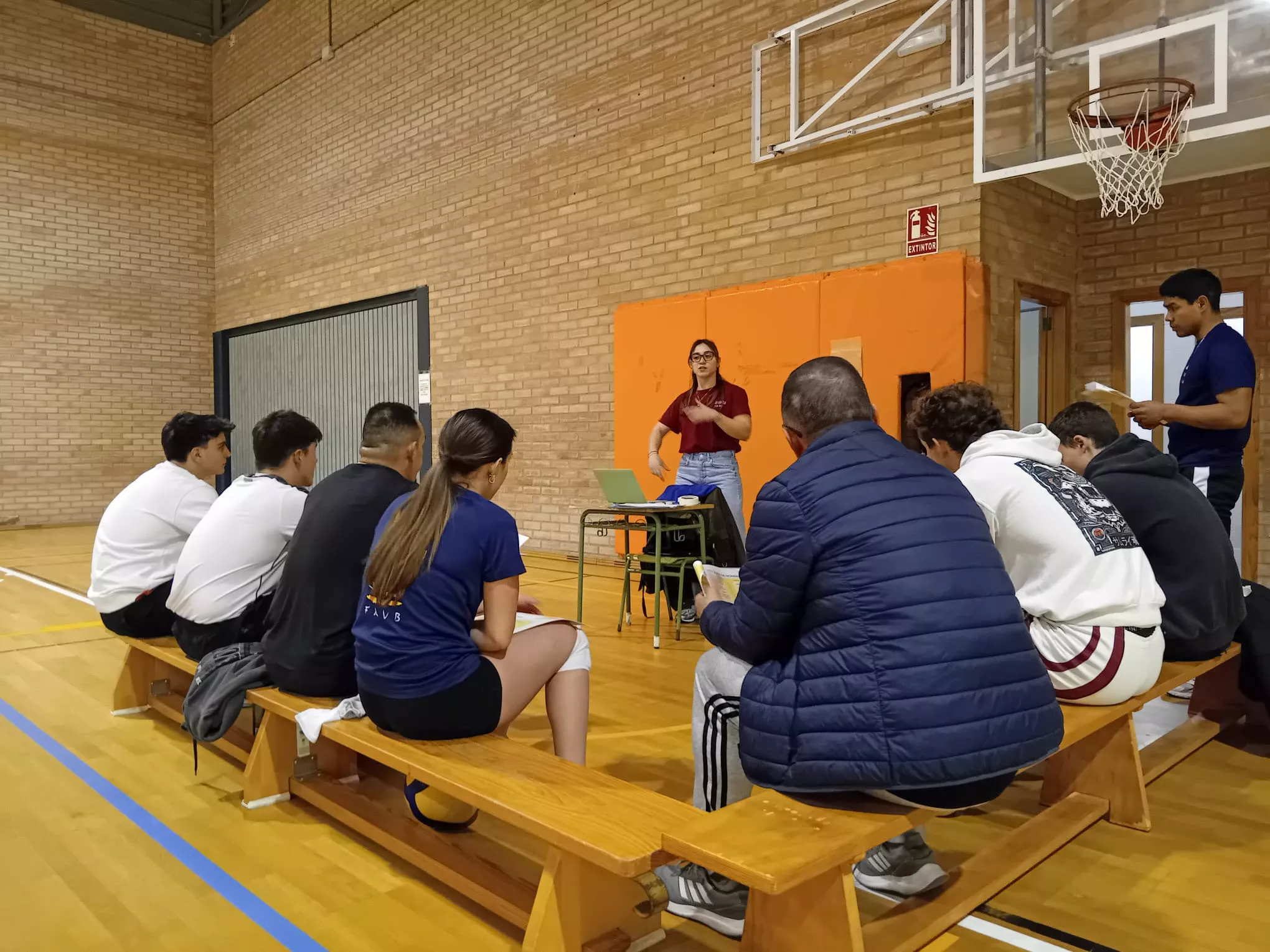 Sesión de fisioterapia