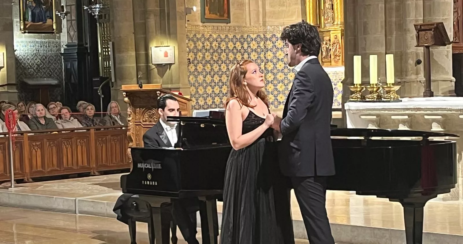 Recital “Crescendo–Jóvenes Talentos del Teatro Real” en la Catedral de Huesca. Foto Mercedes Manterola