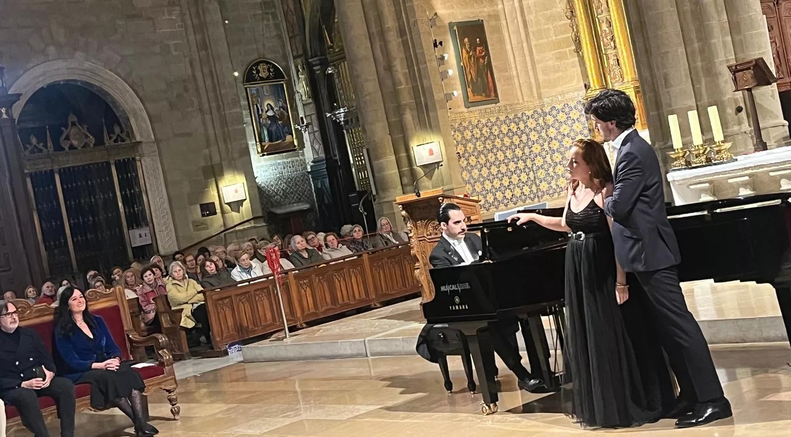 Recital “Crescendo–Jóvenes Talentos del Teatro Real” en la Catedral de Huesca. Foto Mercedes Manterola