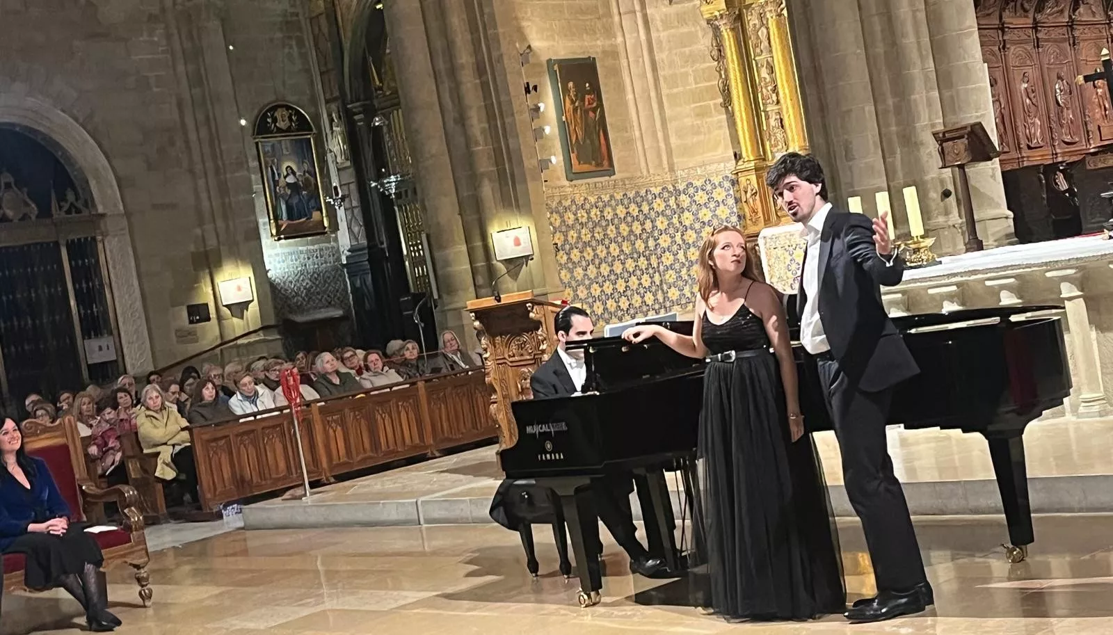 Recital “Crescendo–Jóvenes Talentos del Teatro Real” en la Catedral de Huesca. Foto Mercedes Manterola