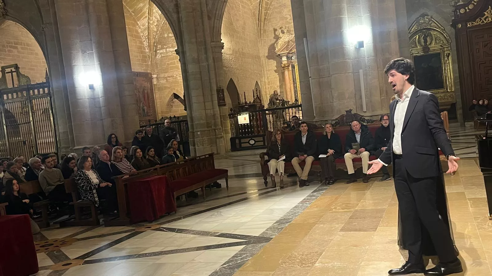 Recital “Crescendo–Jóvenes Talentos del Teatro Real” en la Catedral de Huesca. Foto Mercedes Manterola
