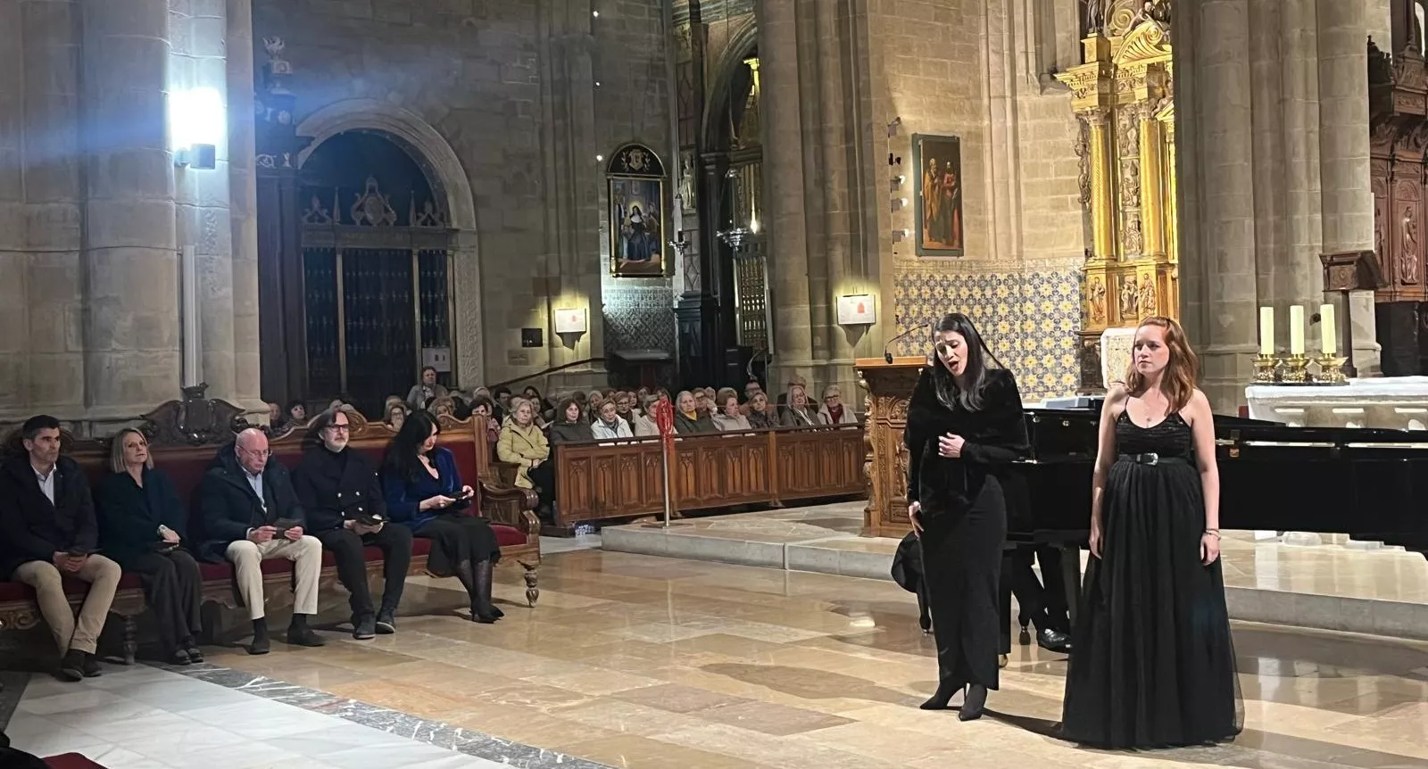 Recital “Crescendo–Jóvenes Talentos del Teatro Real” en la Catedral de Huesca. Foto Mercedes Manterola