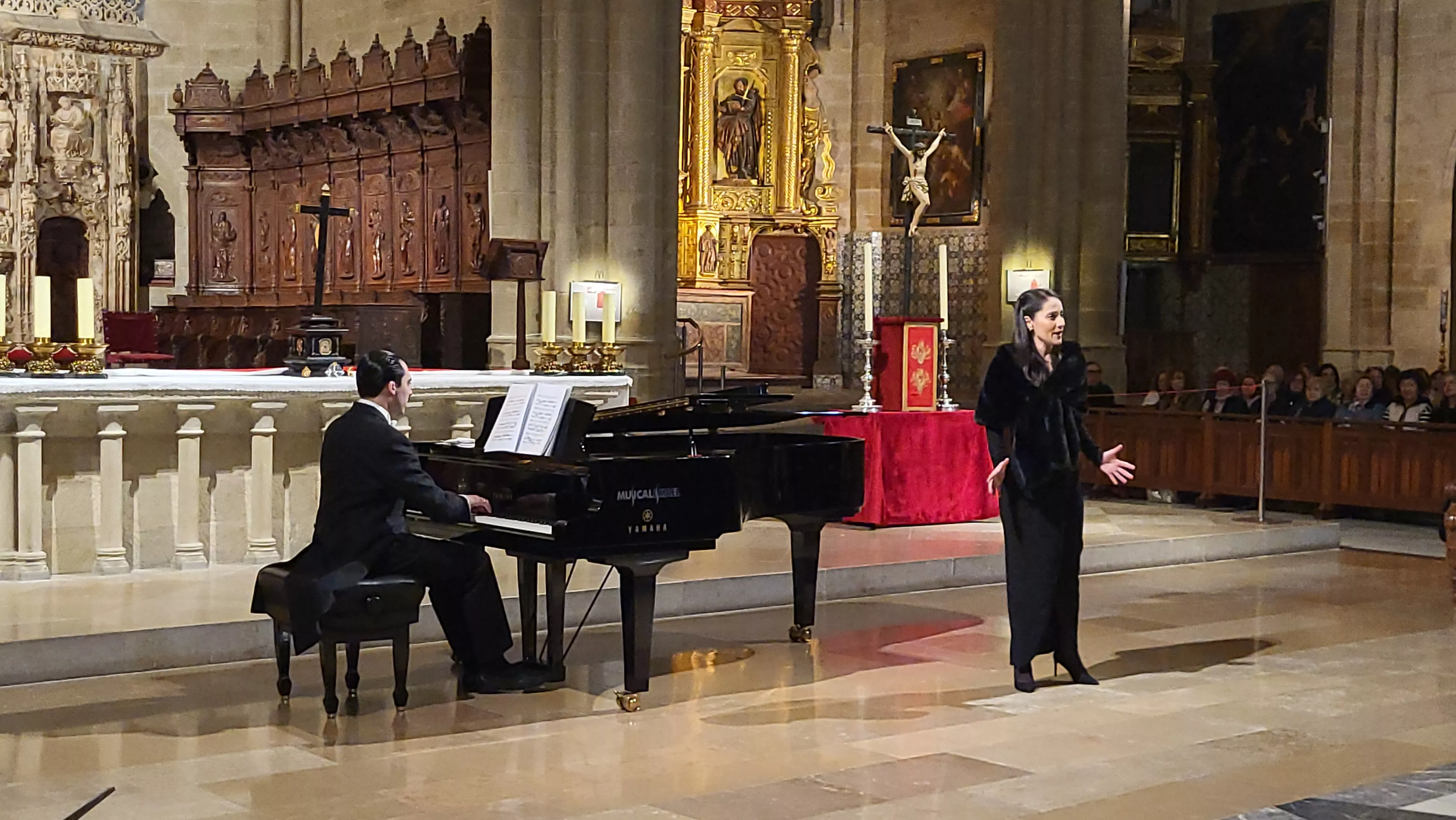 Recital “Crescendo–Jóvenes Talentos del Teatro Real” en la Catedral de Huesca. Foto Mercedes Manterola