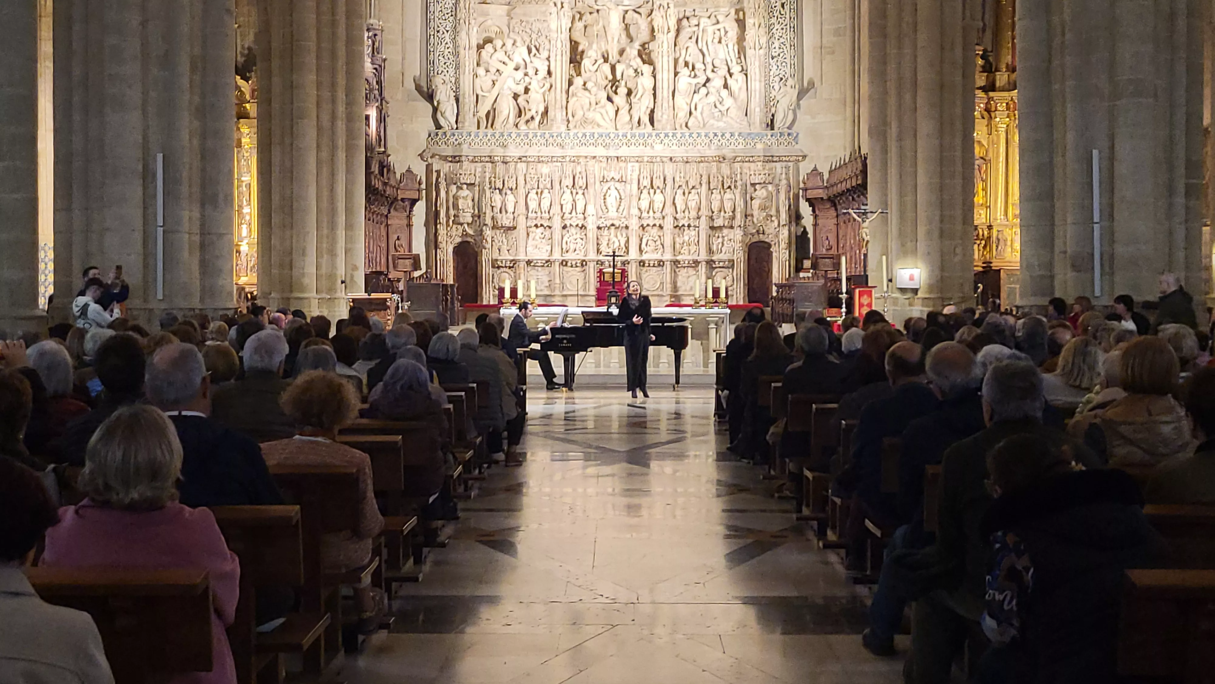 Recital “Crescendo–Jóvenes Talentos del Teatro Real” en la Catedral de Huesca. Foto Mercedes Manterola