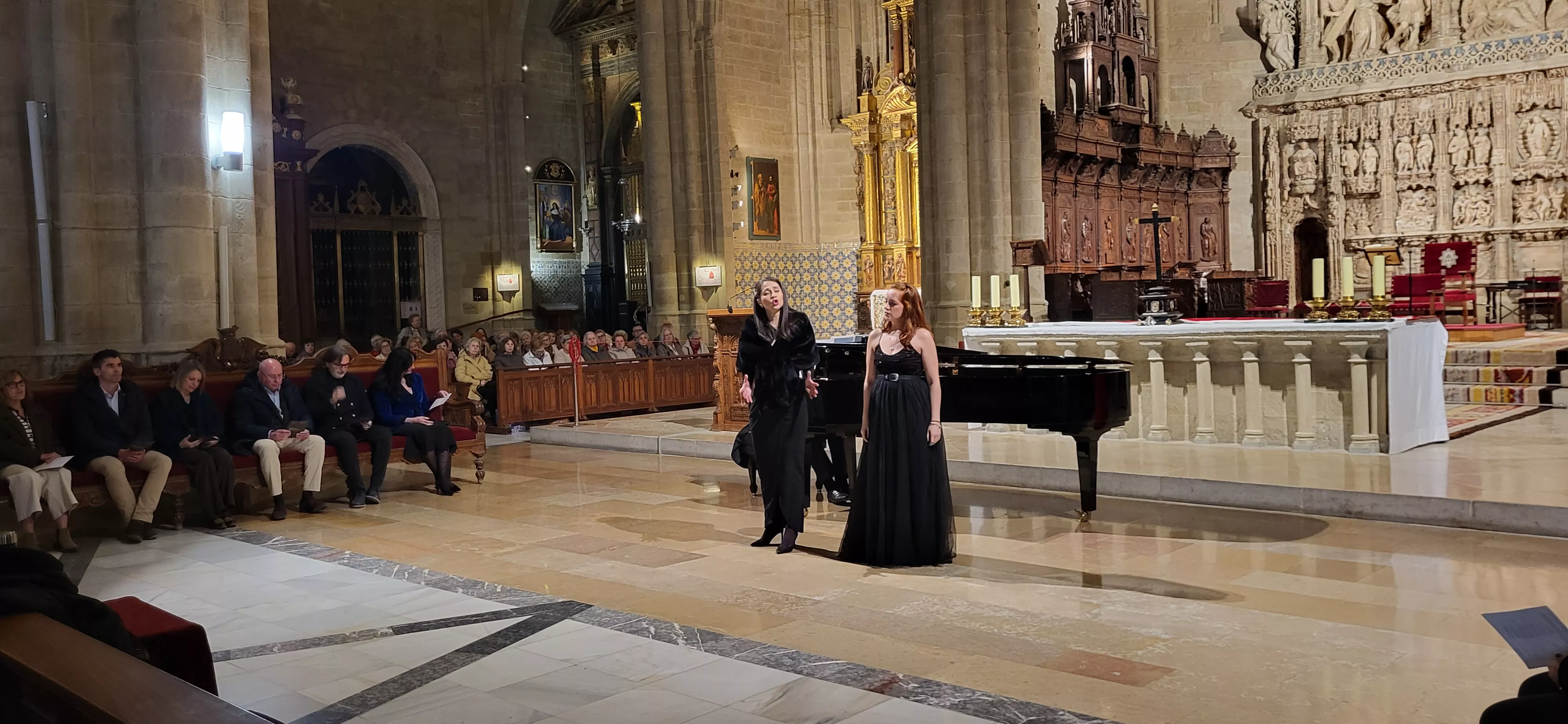 Recital “Crescendo–Jóvenes Talentos del Teatro Real” en la Catedral de Huesca. Foto Mercedes Manterola