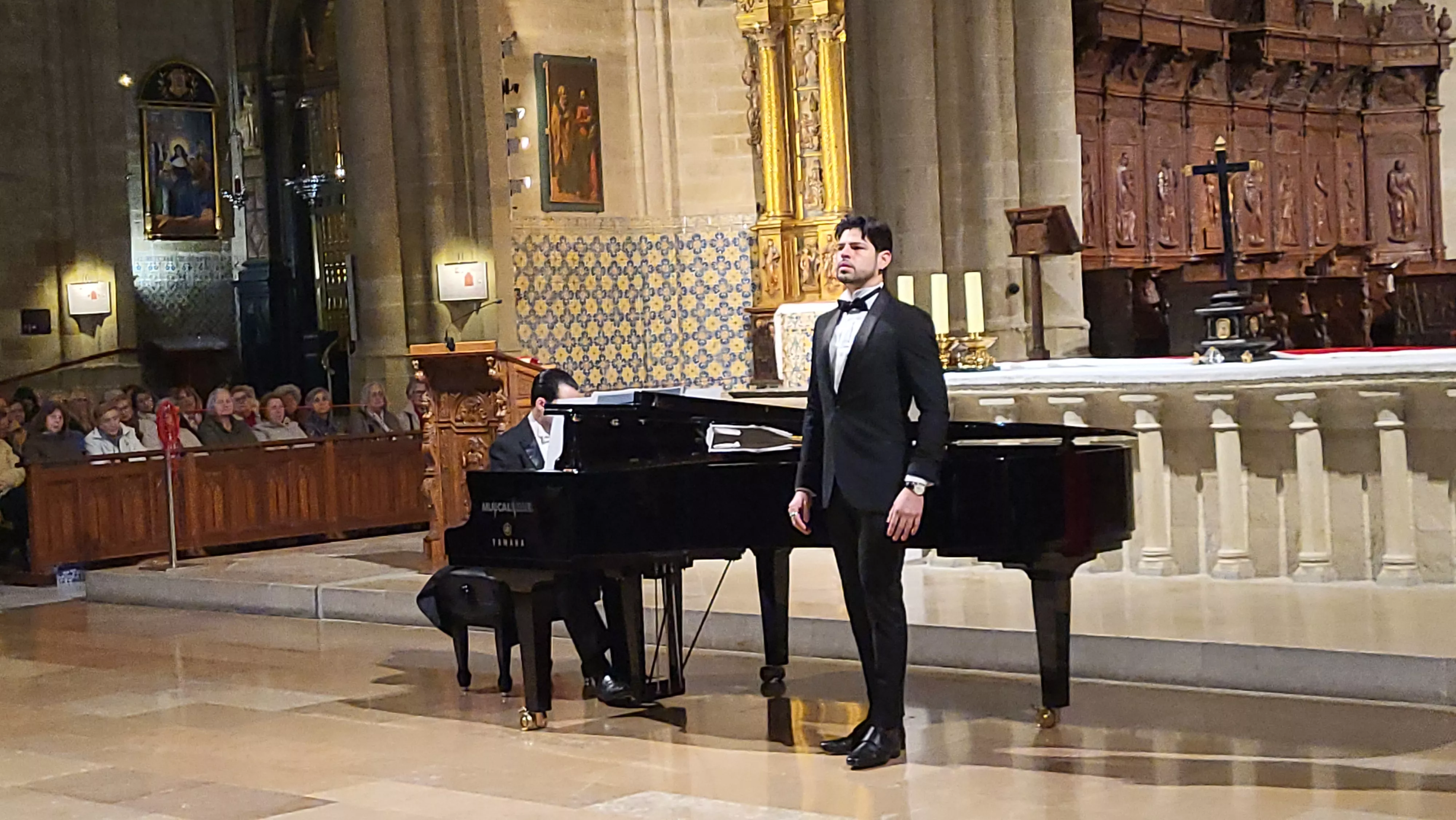 Recital “Crescendo–Jóvenes Talentos del Teatro Real” en la Catedral de Huesca. Foto Mercedes Manterola