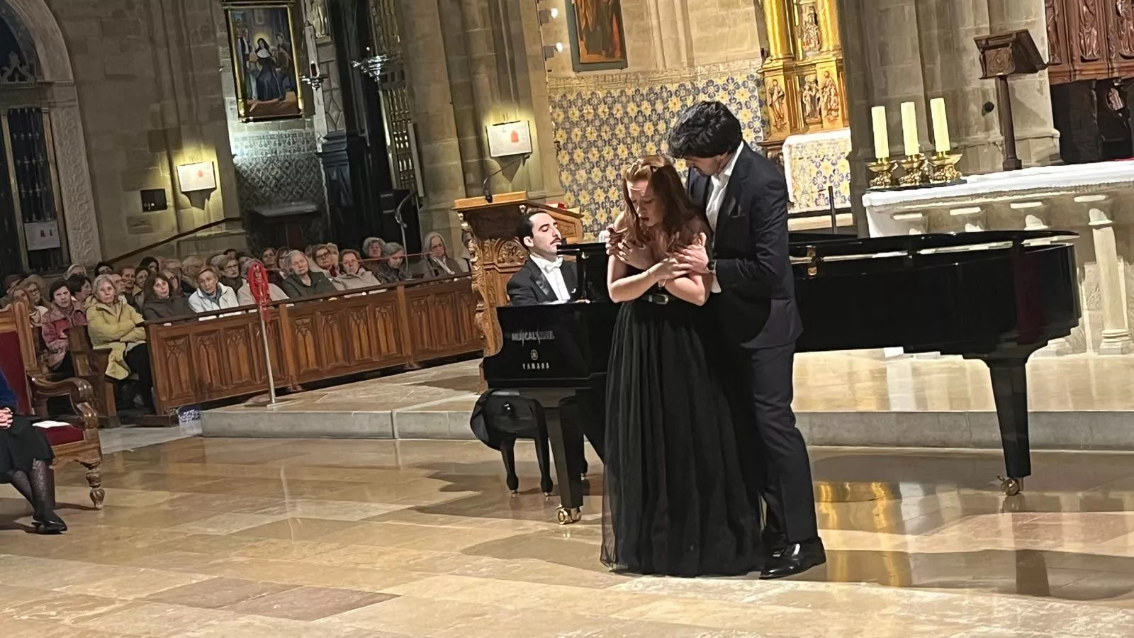 Recital “Crescendo–Jóvenes Talentos del Teatro Real” en la Catedral de Huesca. Foto Mercedes Manterola