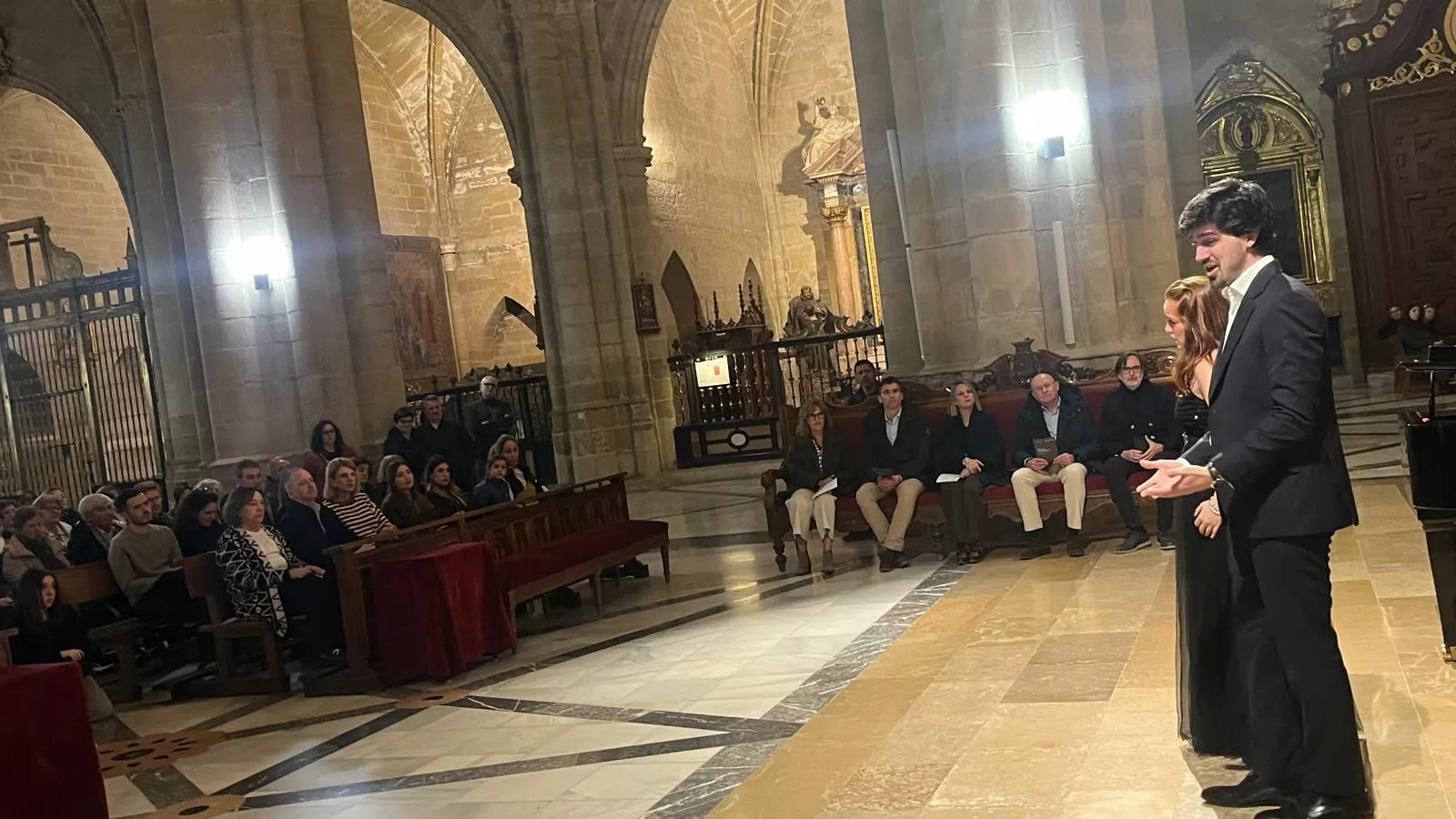 Recital “Crescendo–Jóvenes Talentos del Teatro Real” en la Catedral de Huesca. Foto Mercedes Manterola