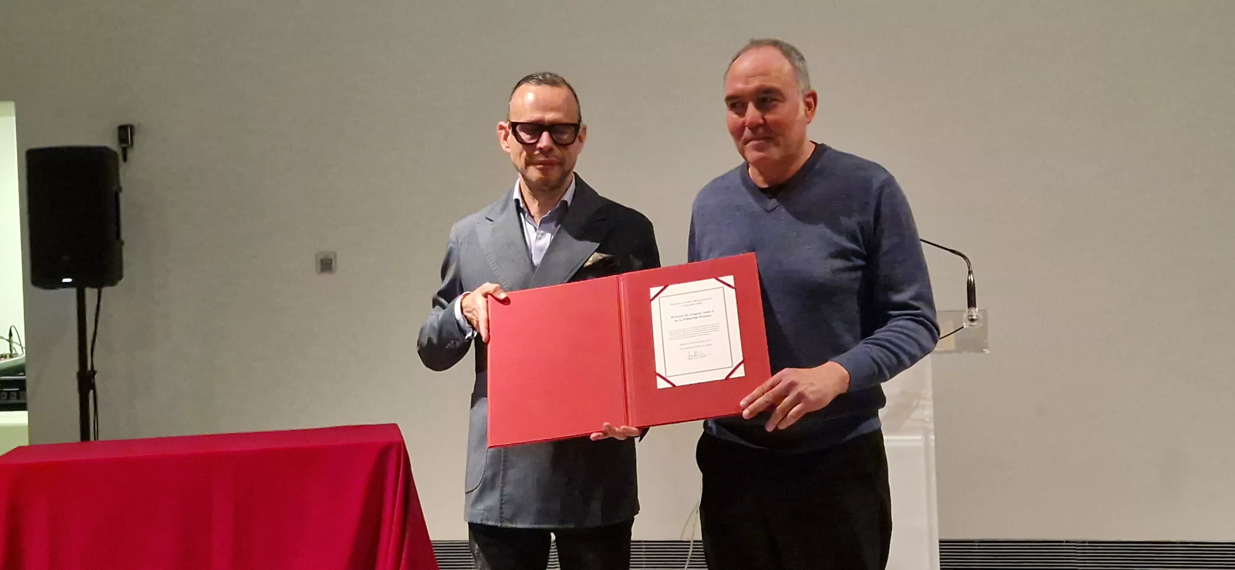 Pedro Olloqui y Rafael Yuste. Foto Myriam Martínez