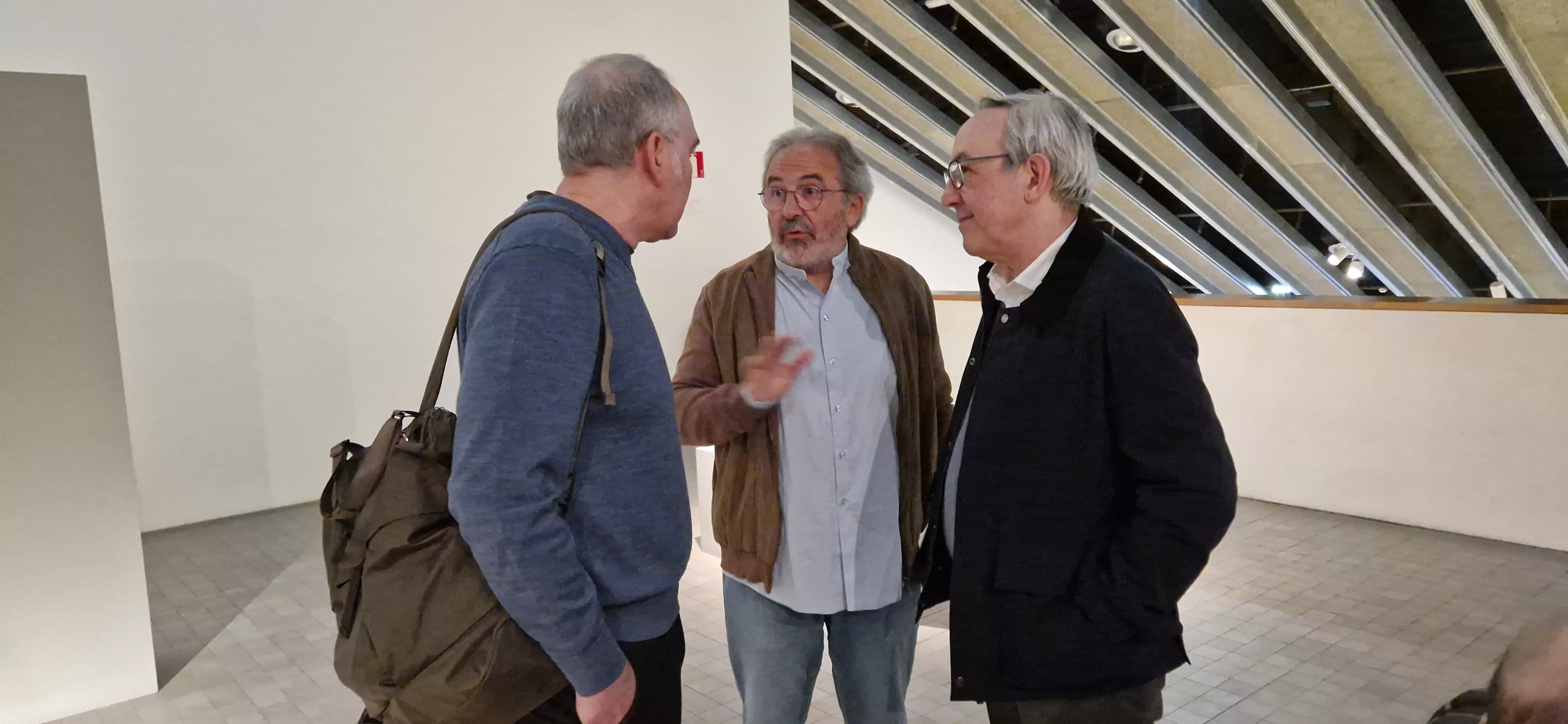 Rafa Yuste, José Luis Acín y Chema Aniés. Foto Myriam Martínez