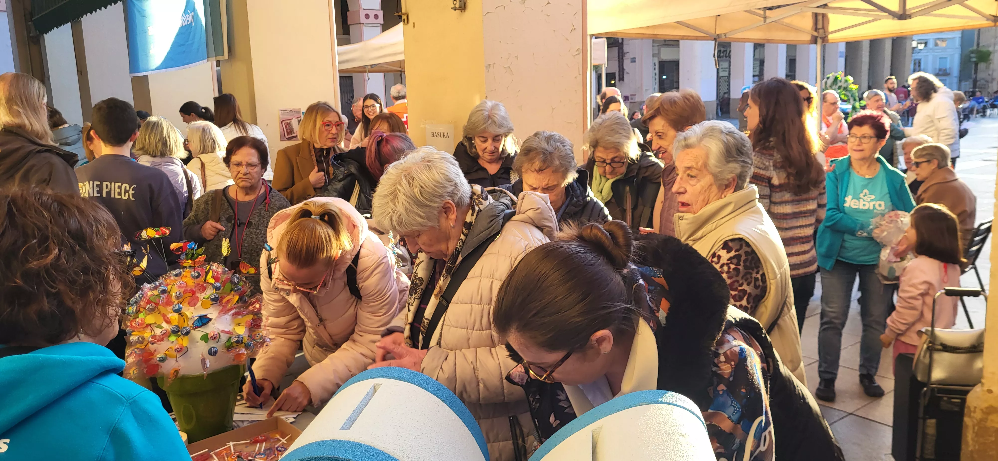 Chocolate solidario con DEBRA Piel de Mariposa. Foto Mercedes Manterola