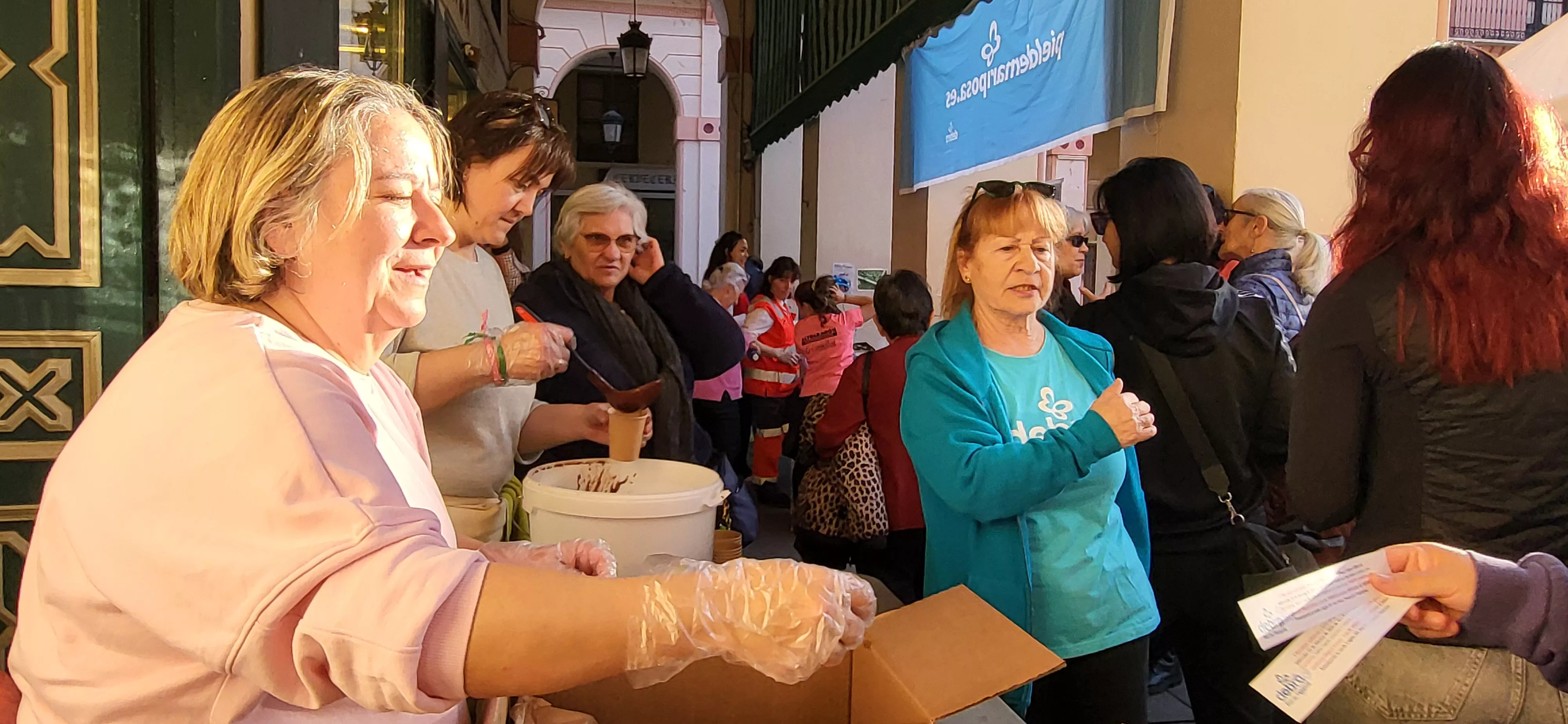 Chocolate solidario con DEBRA Piel de Mariposa. Foto Mercedes Manterola