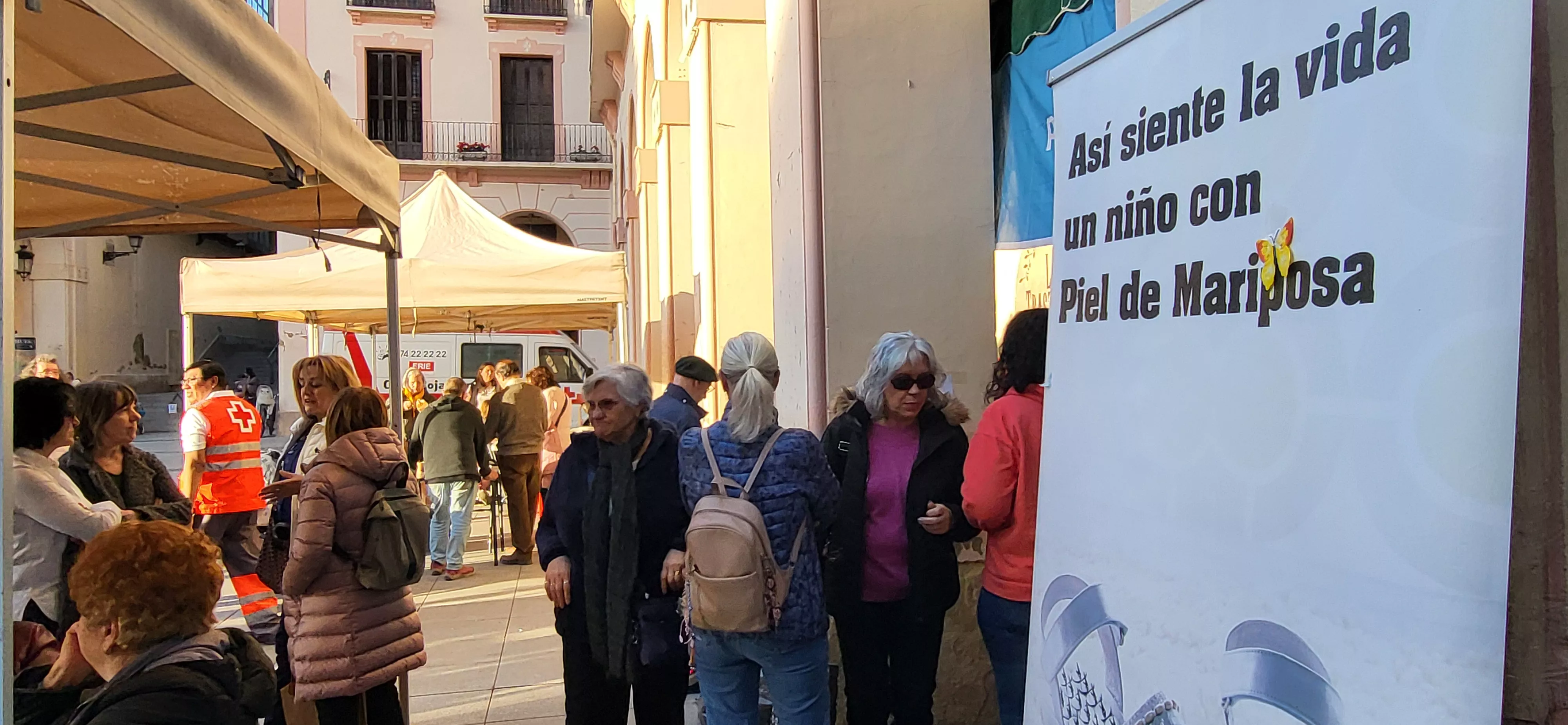 Chocolate solidario con DEBRA Piel de Mariposa. Foto Mercedes Manterola