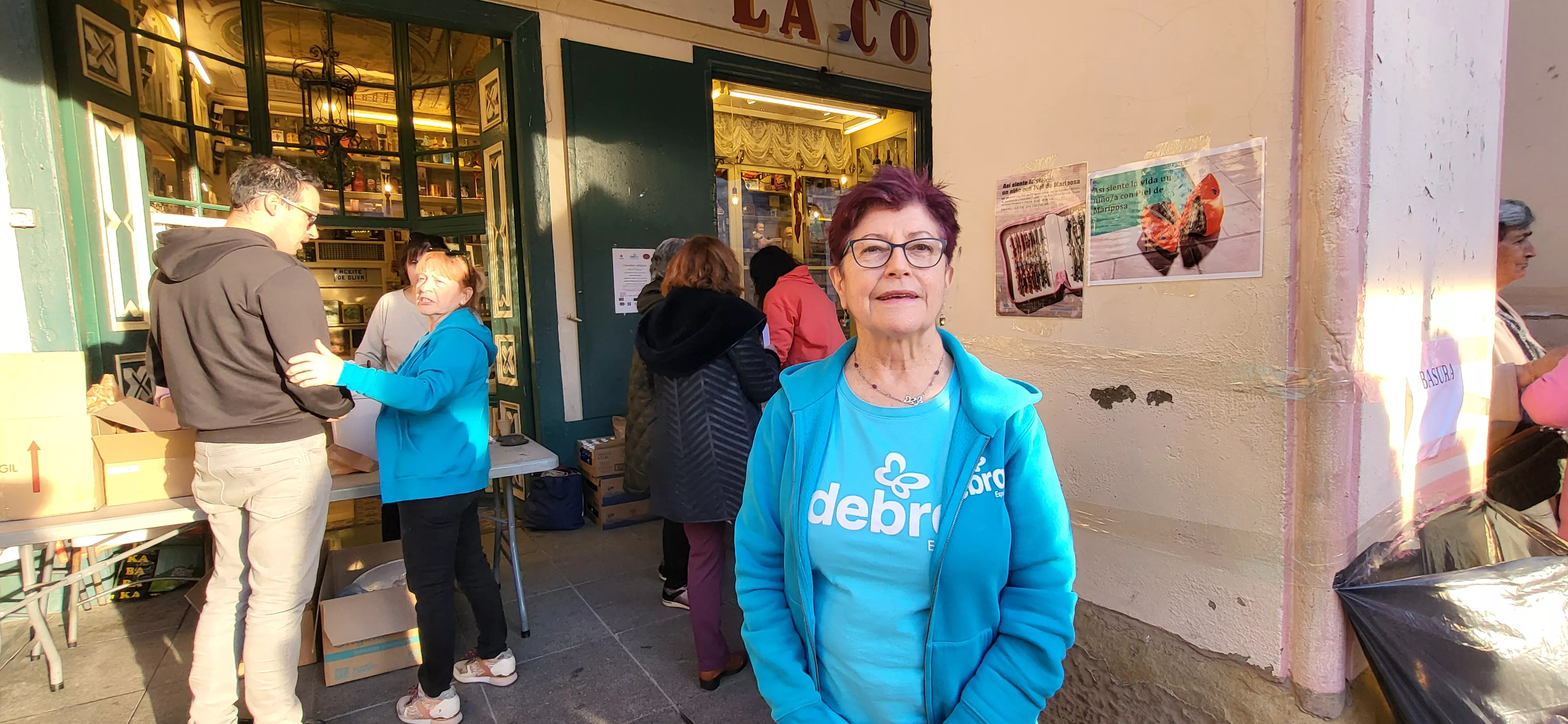 Chocolate solidario con DEBRA Piel de Mariposa. Foto Mercedes Manterola